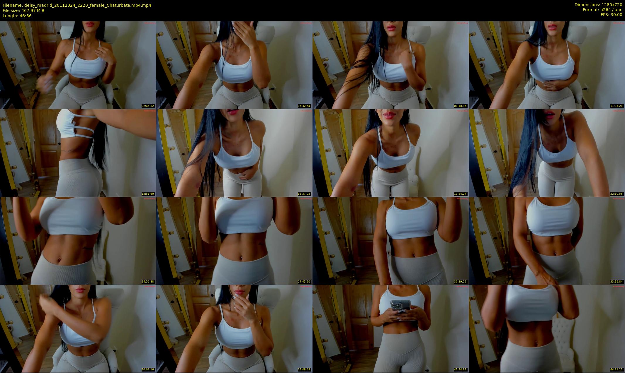 deisy_madrid — 47 minute Chaturbate female cam show recording, 720p, Nov 20, 2024