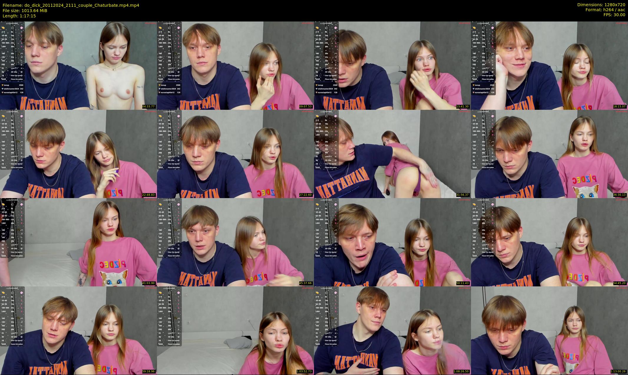 do_dick — 78 minute Chaturbate couple cam show recording, 720p, Nov 20, 2024