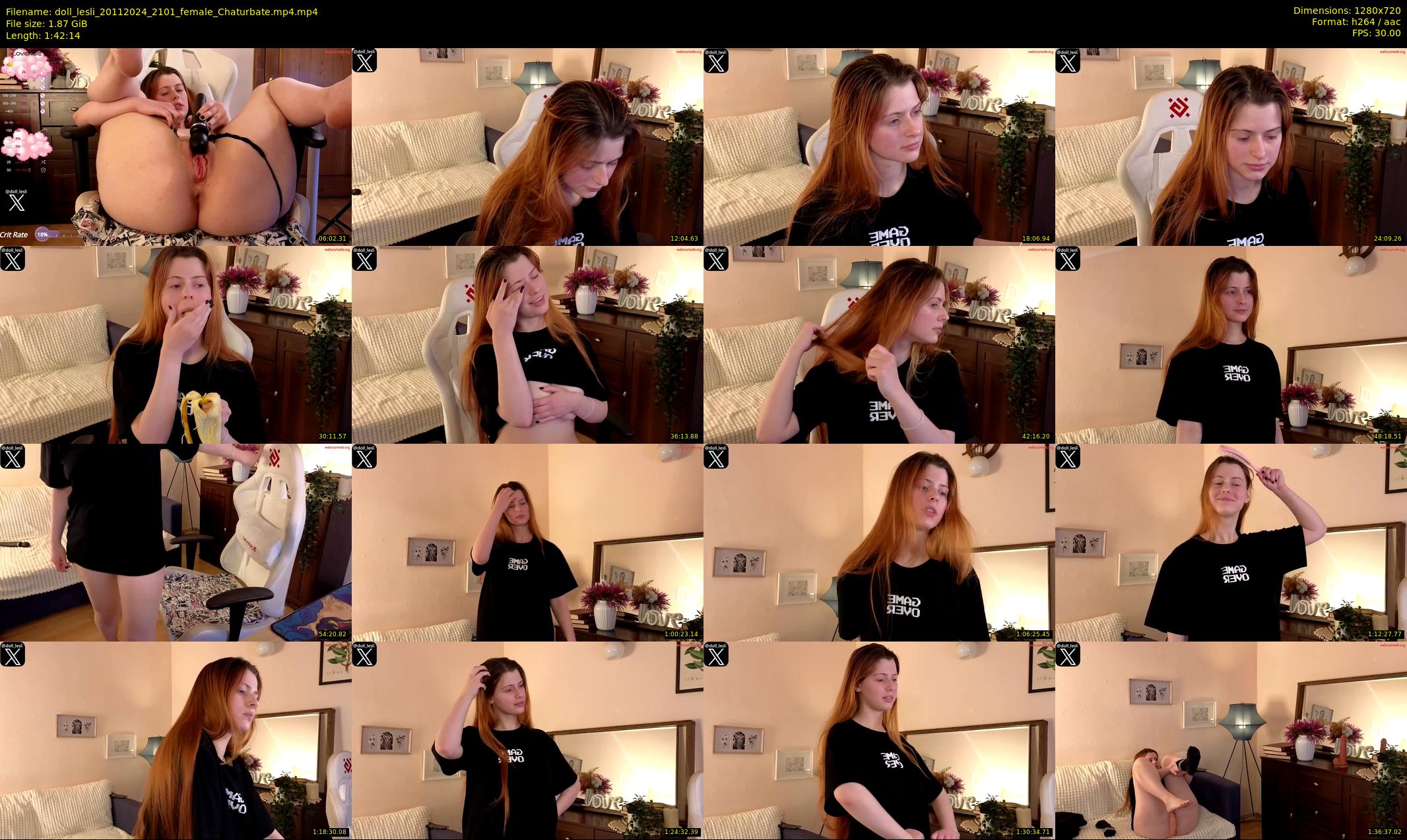 doll_lesli — 103 minute Chaturbate female cam show recording, 720p, Nov 20, 2024