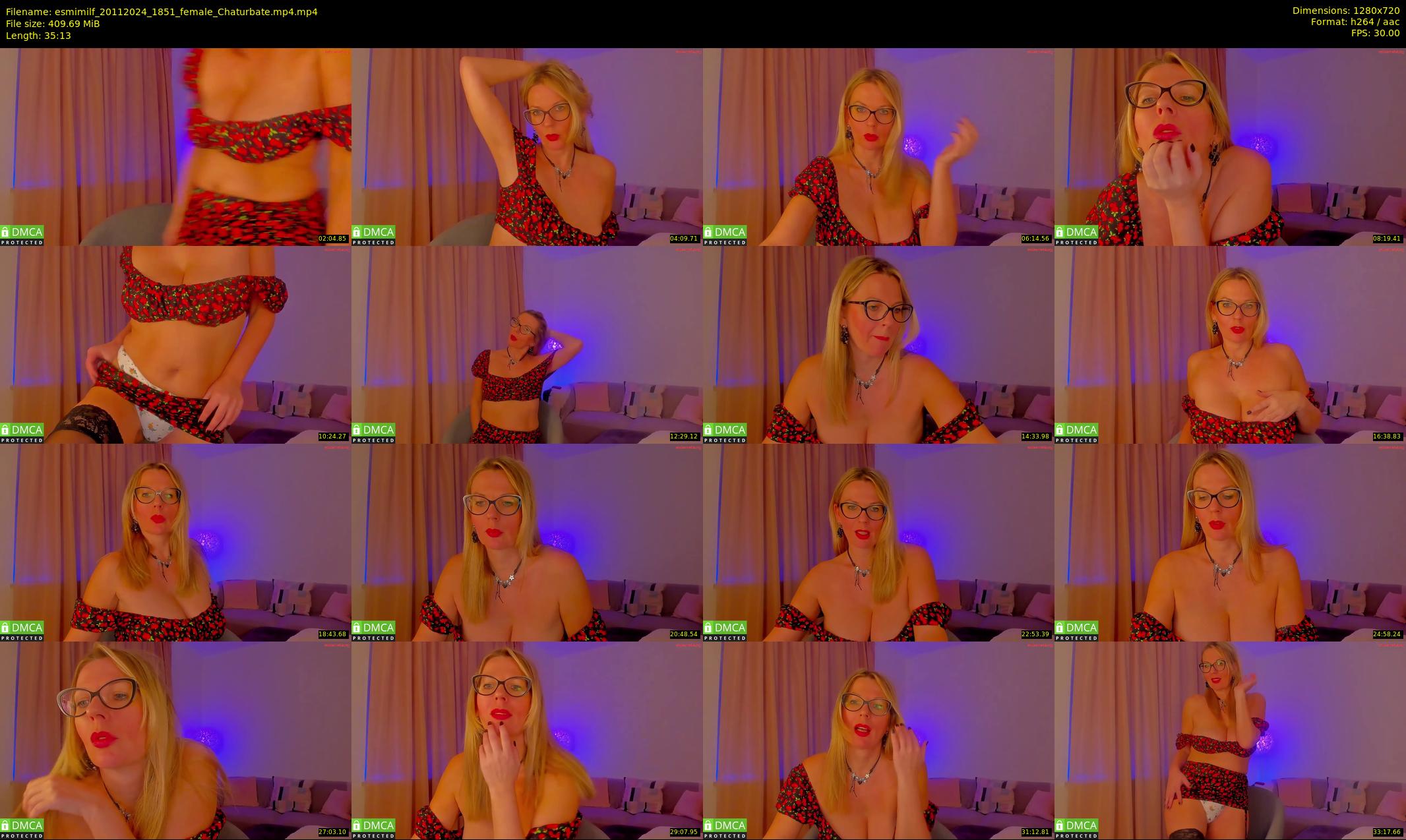 esmimilf — 36 minute Chaturbate female cam show recording, 720p, Nov 20, 2024