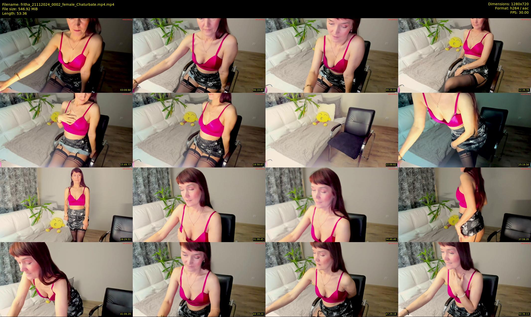 fritha — 54 minute Chaturbate female cam show recording, 720p, Nov 21, 2024