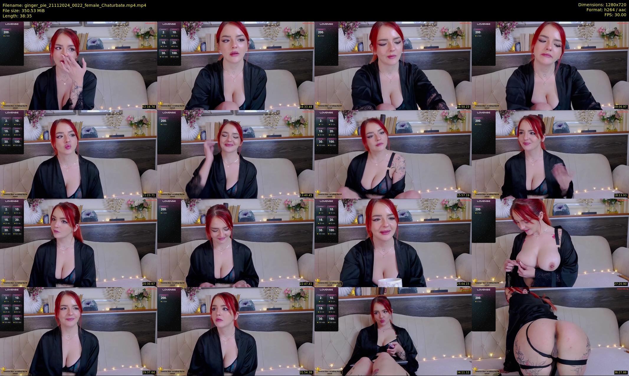 ginger_pie — 39 minute Chaturbate female cam show recording, 720p, Nov 21, 2024
