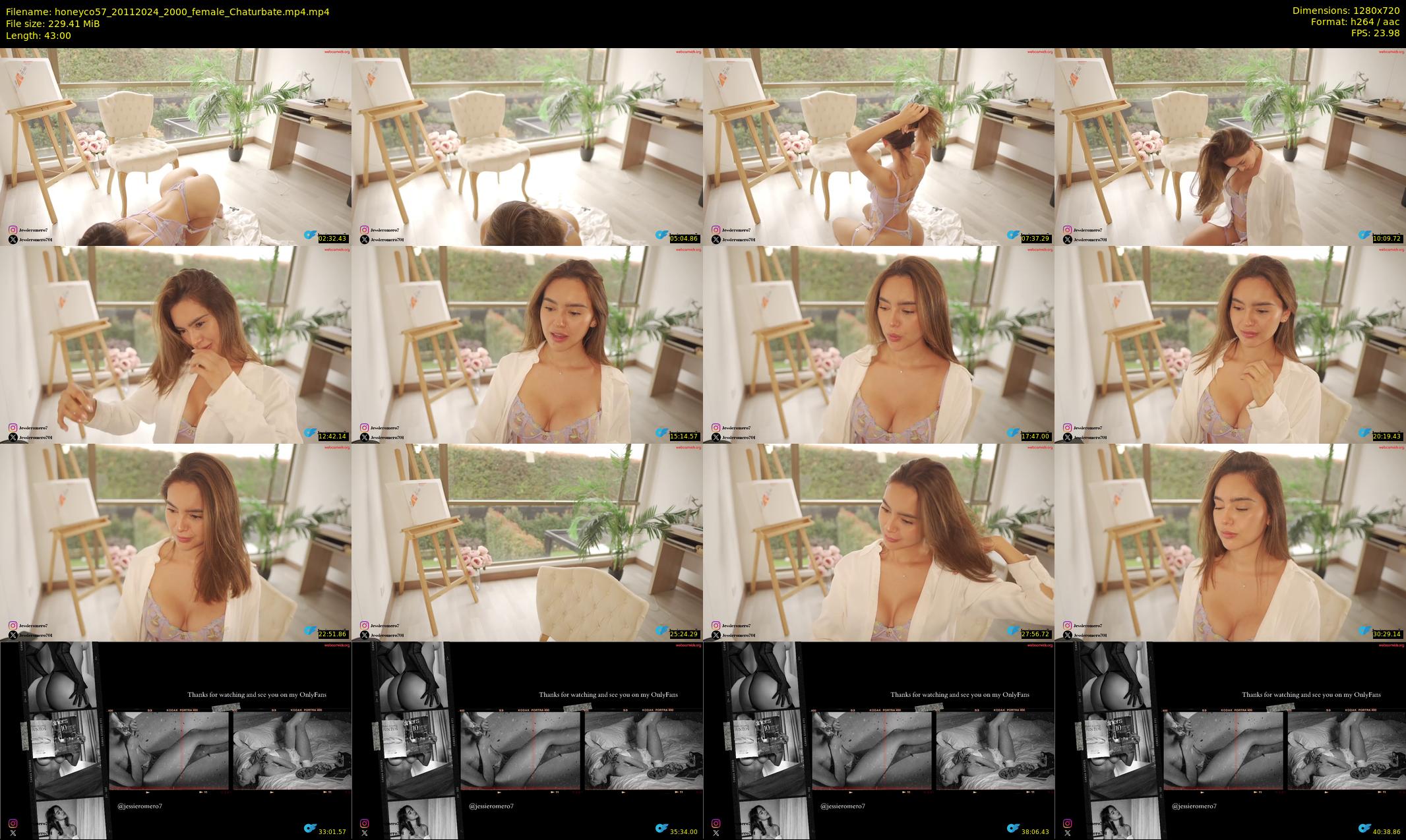 honeyco57 — 43 minute Chaturbate female cam show recording, 720p, Nov 20, 2024