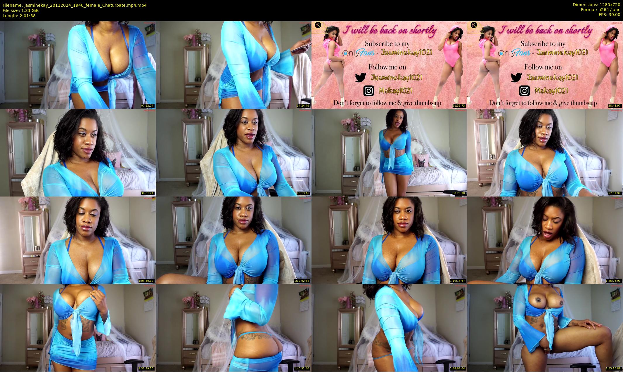 jasminekay — 122 minute Chaturbate female cam show recording, 720p, Nov 20, 2024