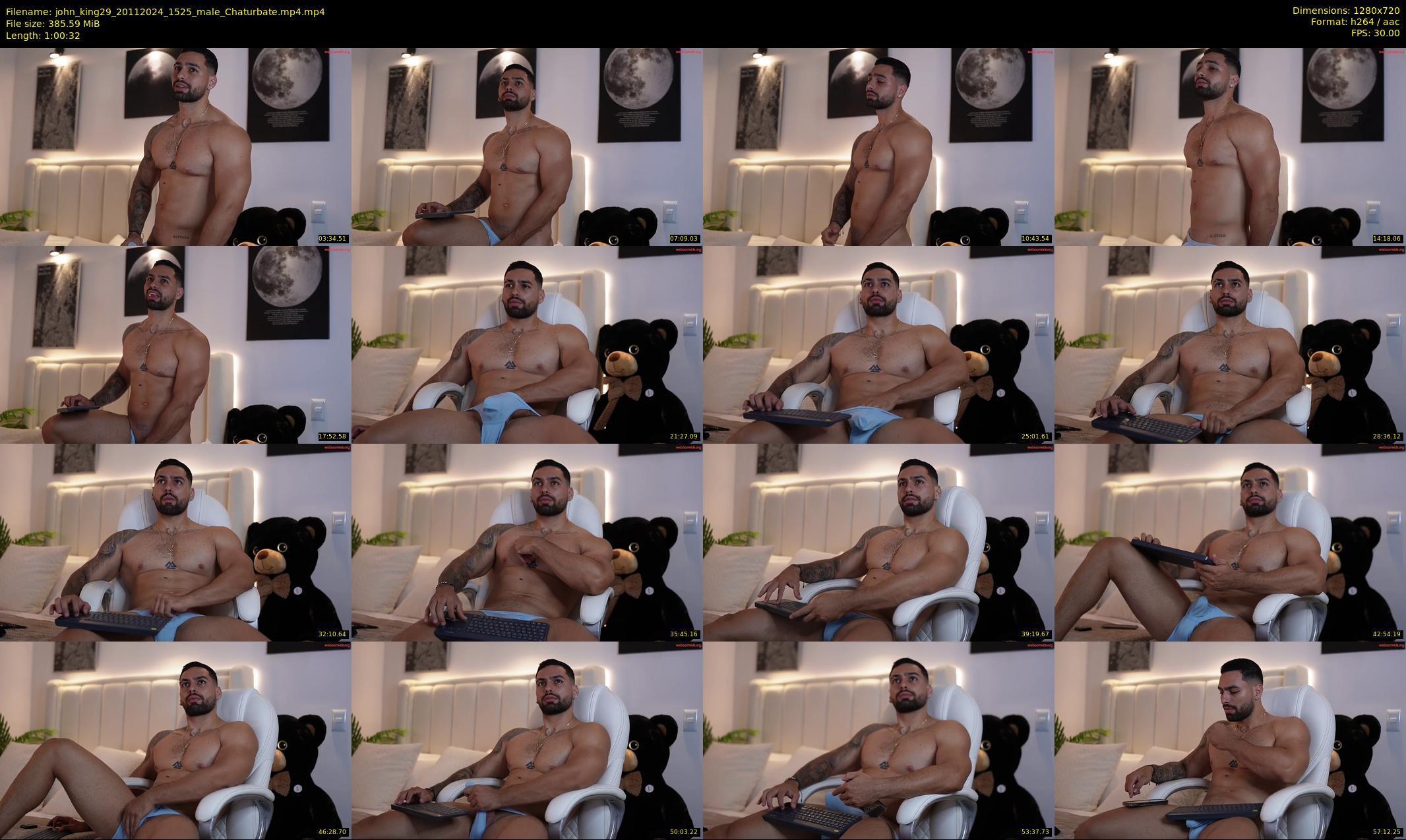 john_king29 — 61 minute Chaturbate male cam show recording, 720p, Nov 20, 2024