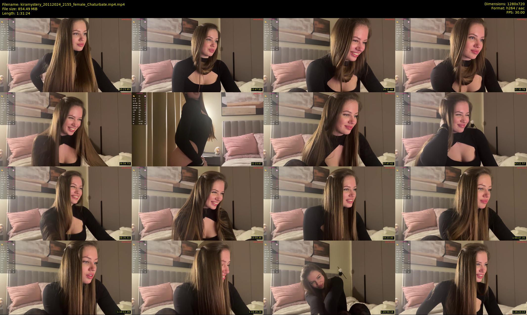 kiramystery — 92 minute Chaturbate female cam show recording, 720p, Nov 20, 2024