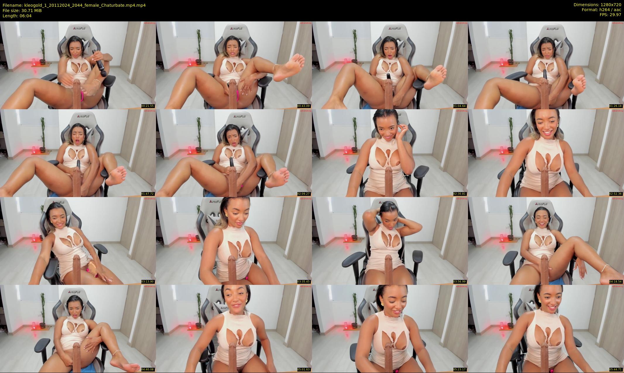 kleogold_1 — 7 minute Chaturbate female cam show recording, 720p, Nov 20, 2024