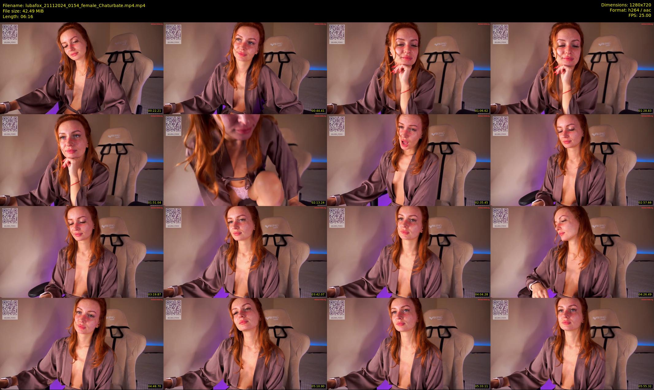 lubafox — 7 minute Chaturbate female cam show recording, 720p, Nov 21, 2024