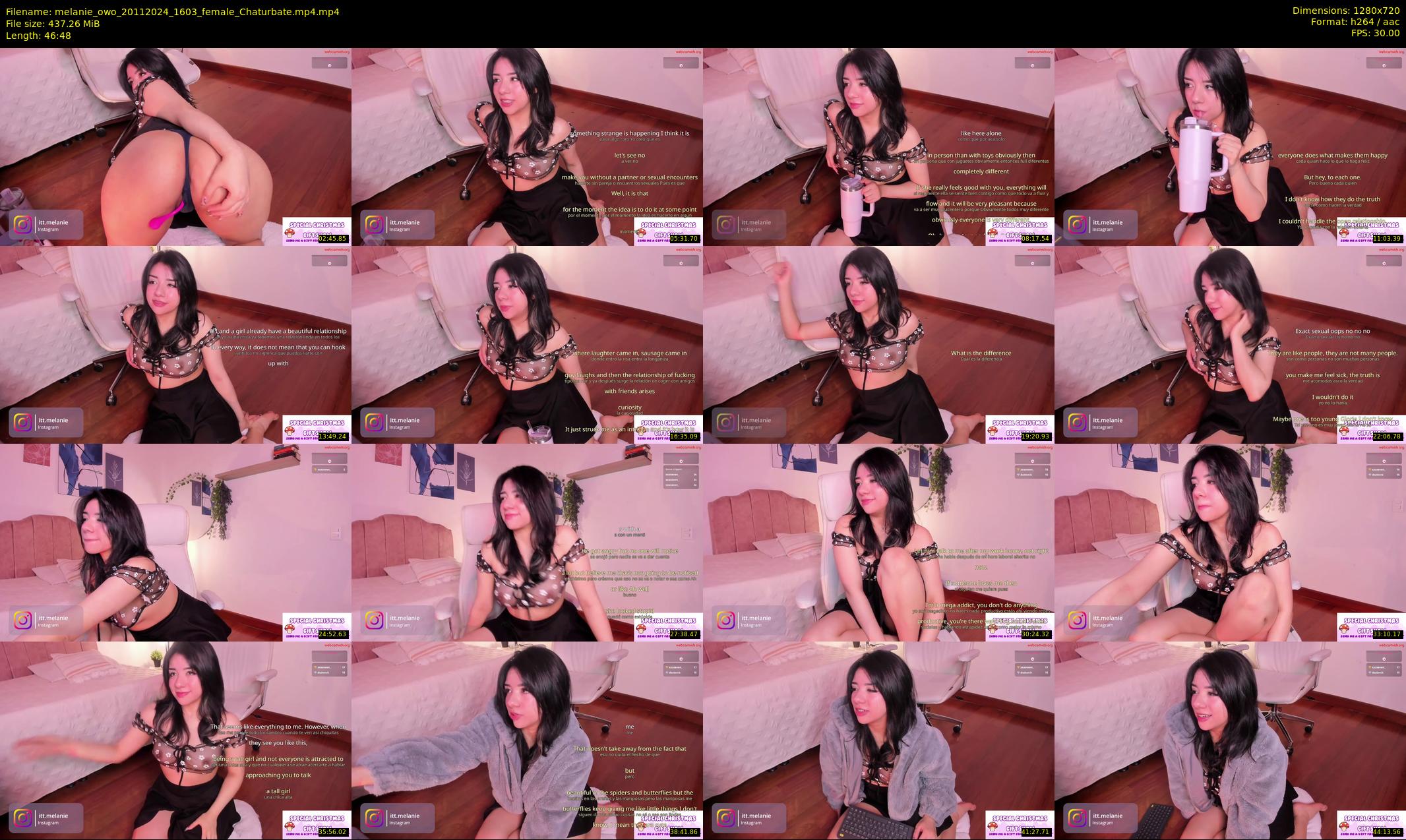 melanie_owo — 47 minute Chaturbate female cam show recording, 720p, Nov 20, 2024