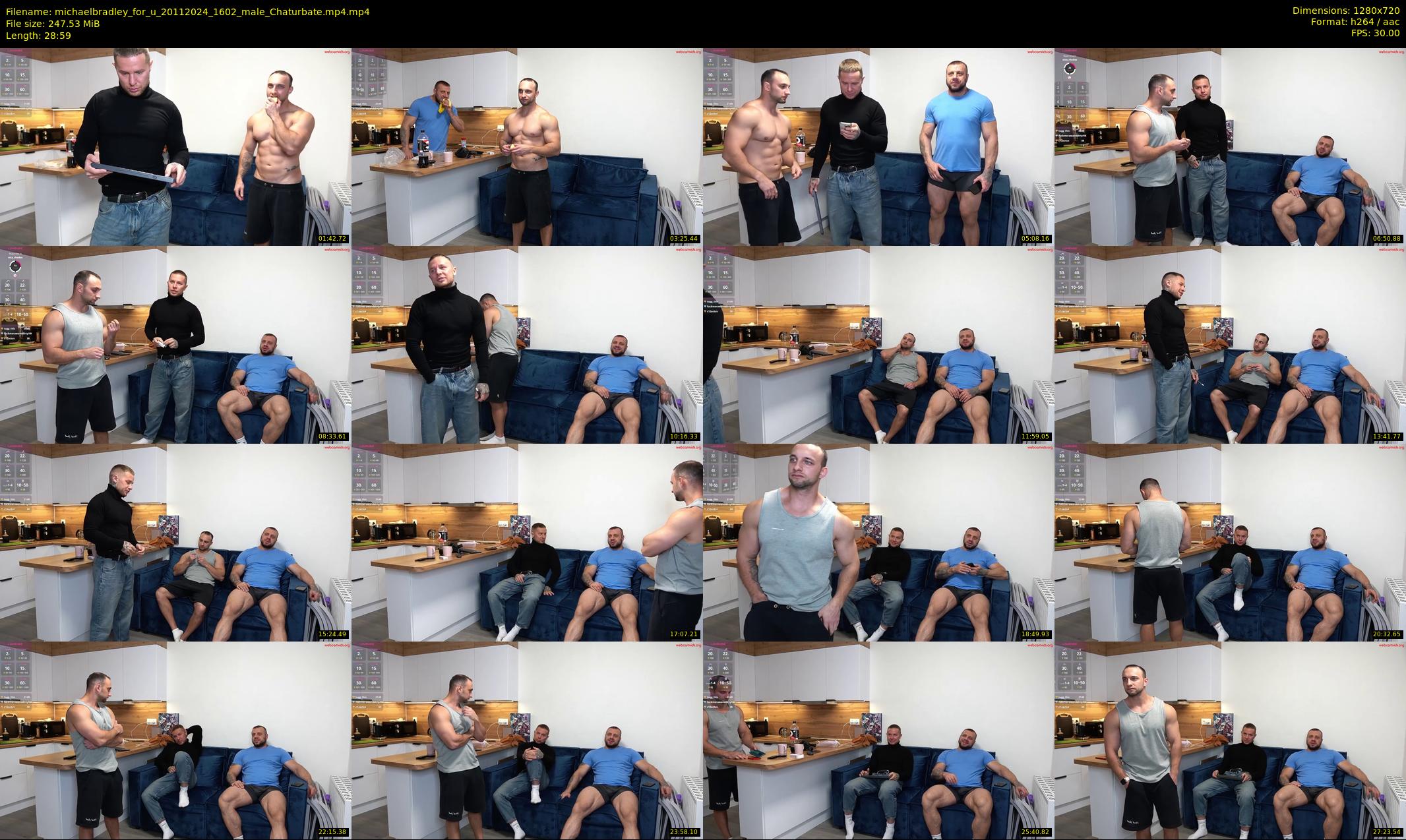 michaelbradley_for_u — 29 minute Chaturbate male cam show recording, 720p, Nov 20, 2024