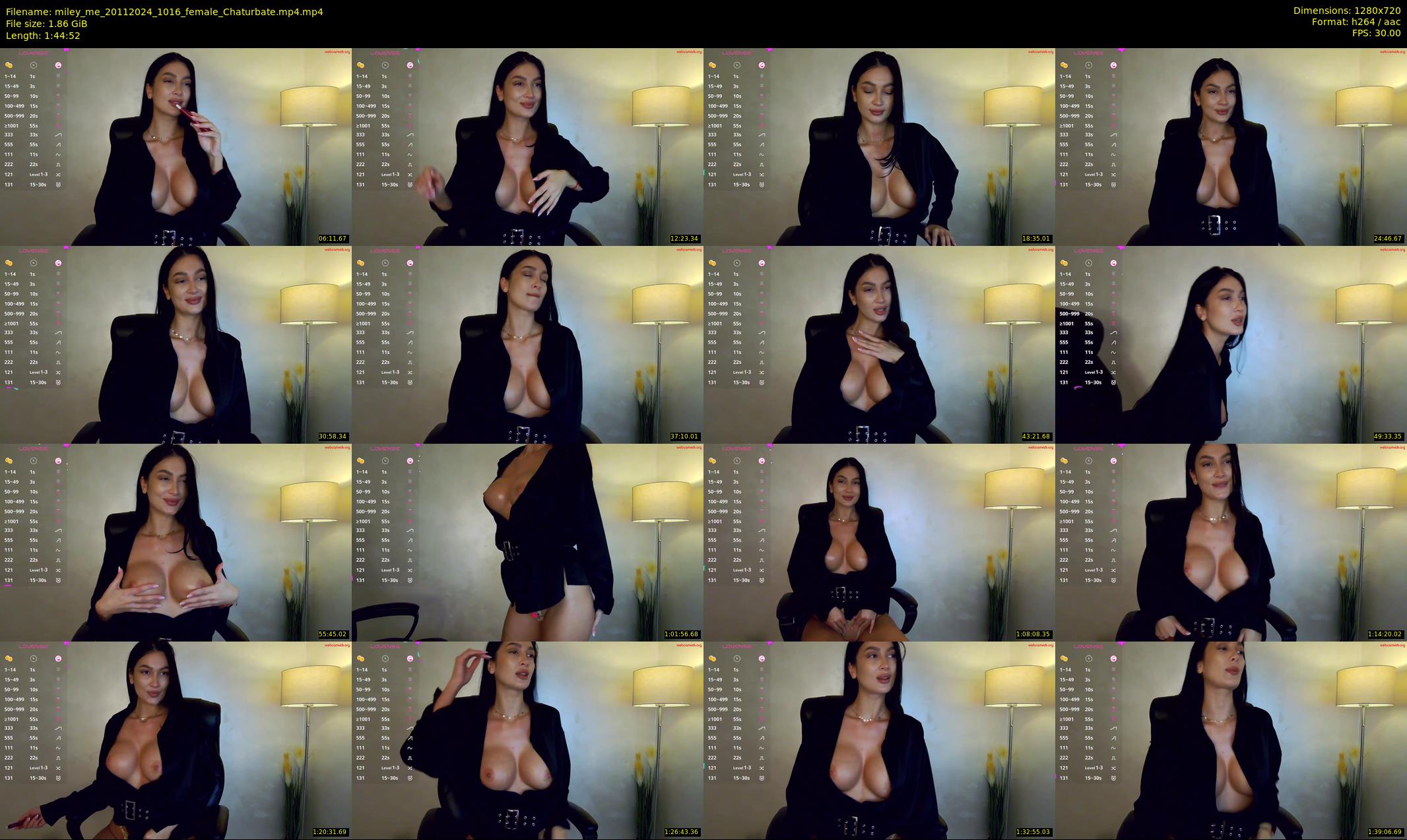 miley_me — 105 minute Chaturbate female cam show recording, 720p, Nov 20, 2024