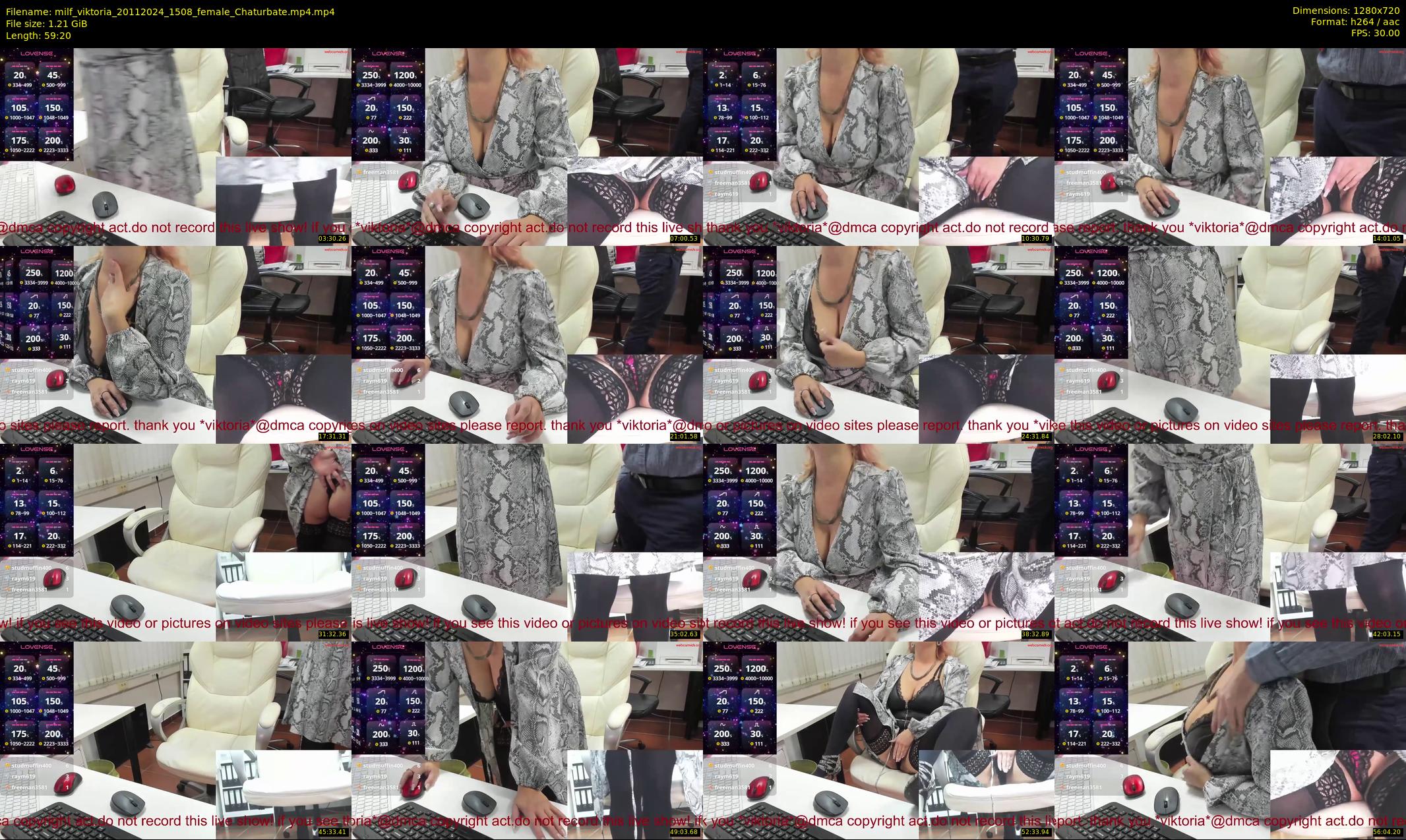 milf_viktoria — 60 minute Chaturbate female cam show recording, 720p, Nov 20, 2024