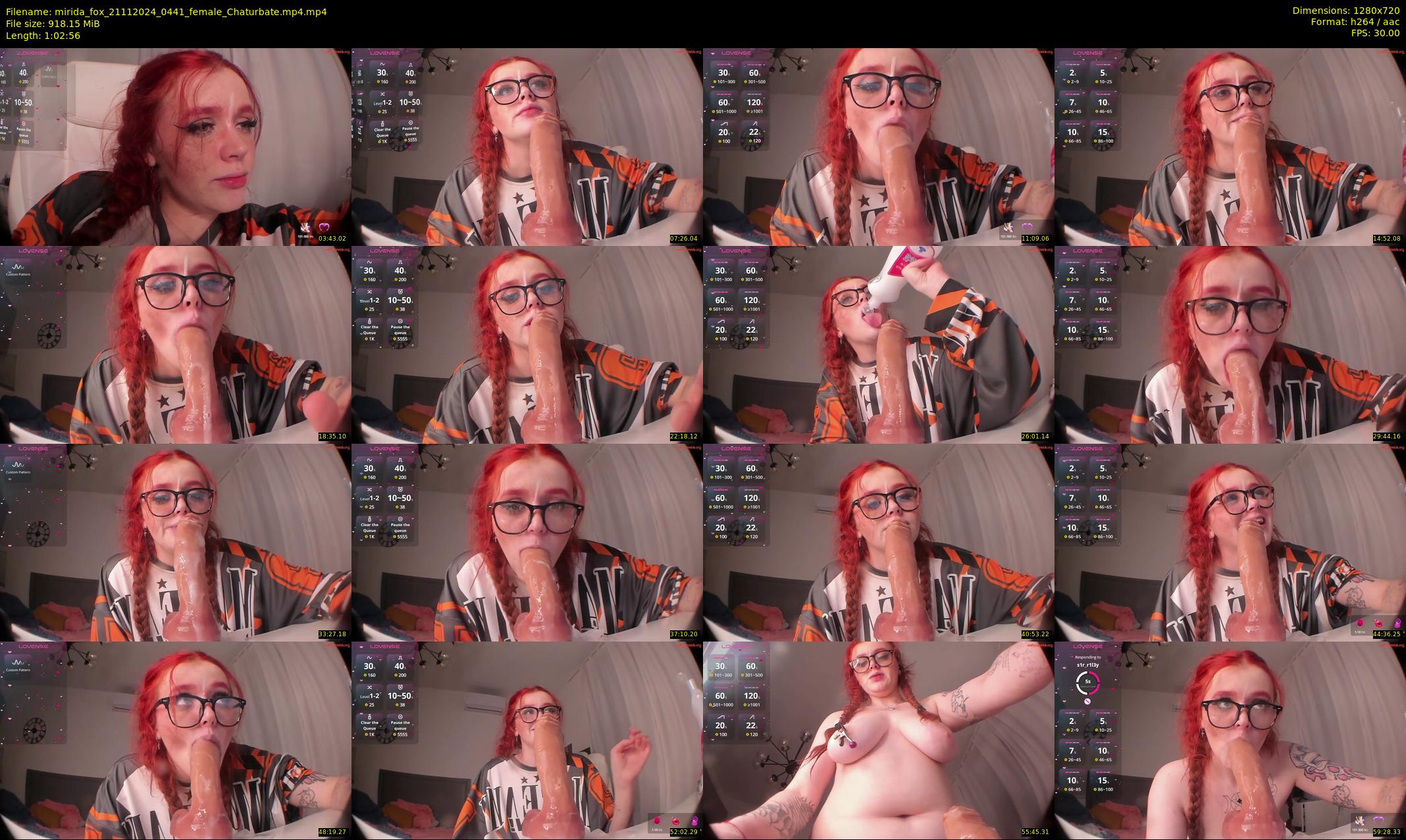 mirida_fox — 63 minute Chaturbate female cam show recording, 720p, Nov 21, 2024