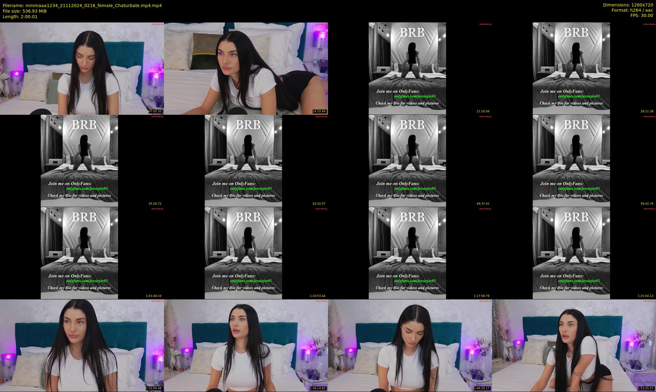mmmaaa1234 — 121 minute Chaturbate female cam show recording, 720p, Nov 21, 2024
