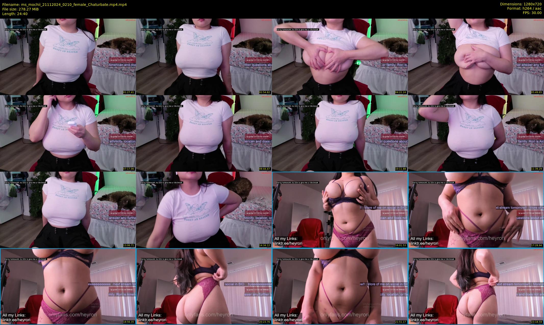 ms_mochii — 25 minute Chaturbate female cam show recording, 720p, Nov 21, 2024