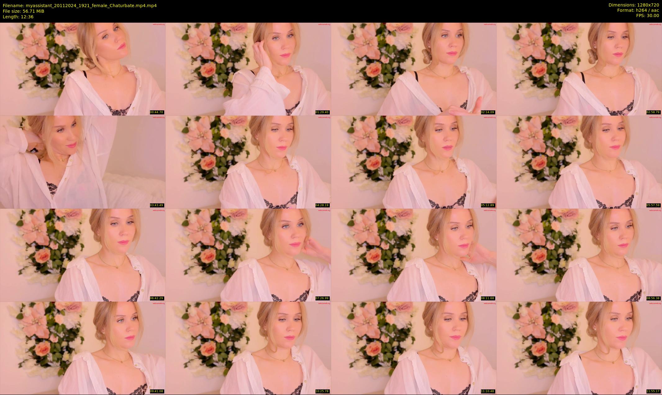 myassistant — 13 minute Chaturbate female cam show recording, 720p, Nov 20, 2024