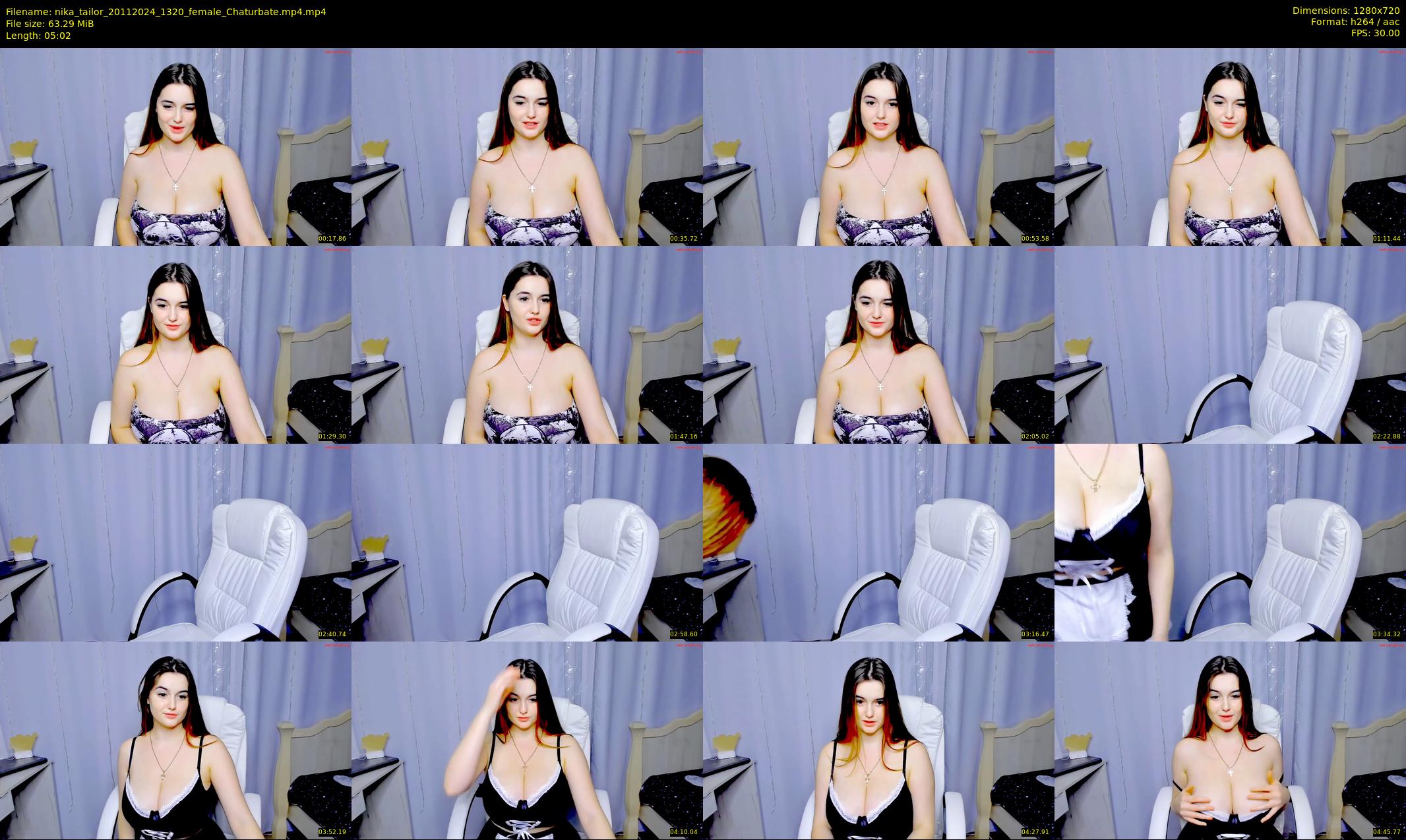 nika_tailor — 6 minute Chaturbate female cam show recording, 720p, Nov 20, 2024