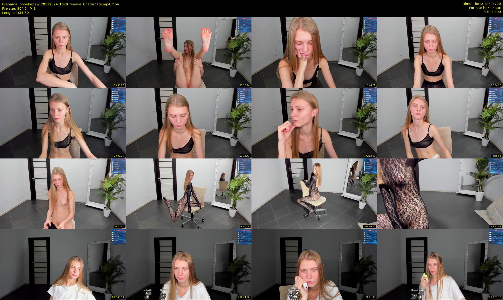 phoebepaw — 95 minute Chaturbate female cam show recording, 720p, Nov 20, 2024
