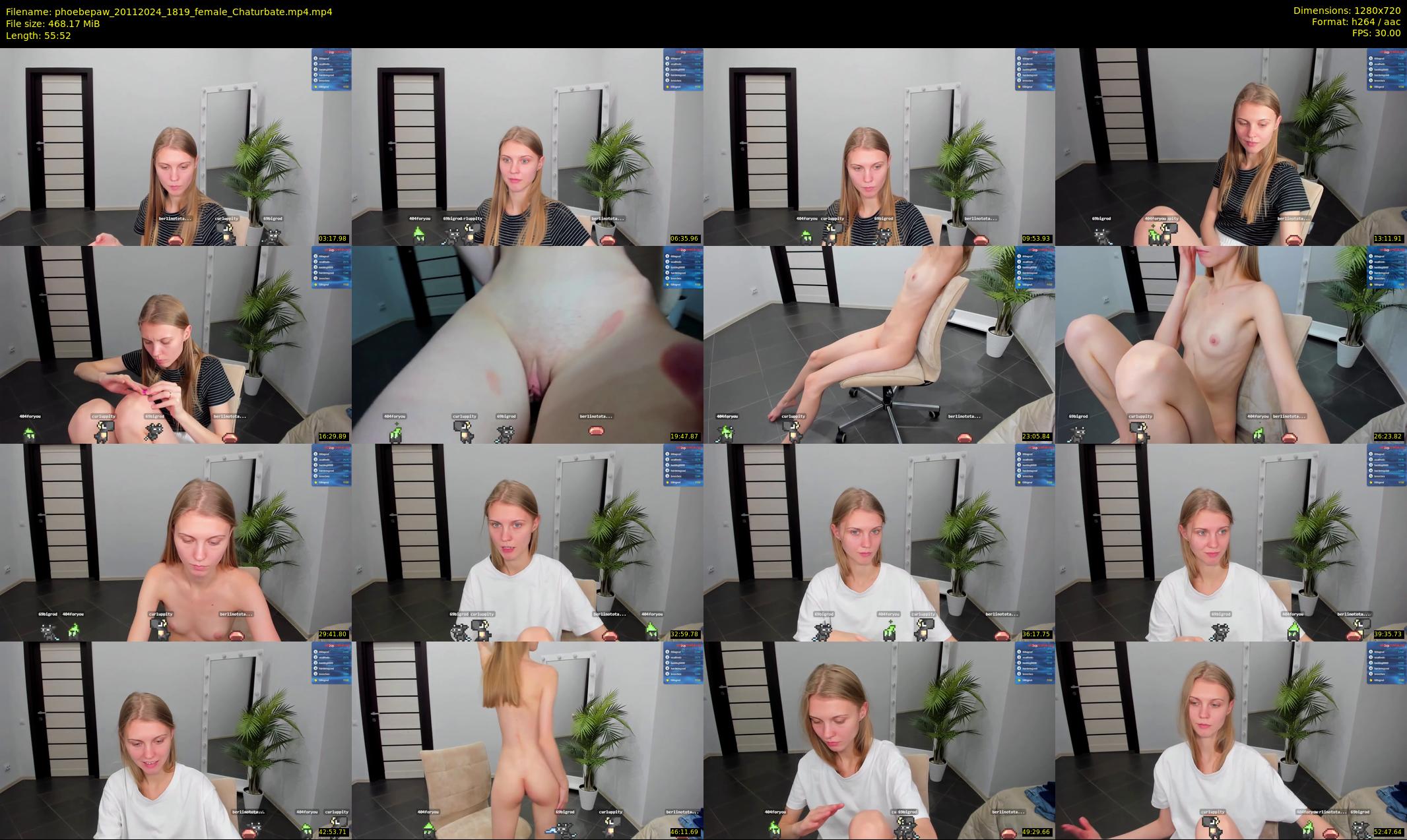phoebepaw — 56 minute Chaturbate female cam show recording, 720p, Nov 20, 2024