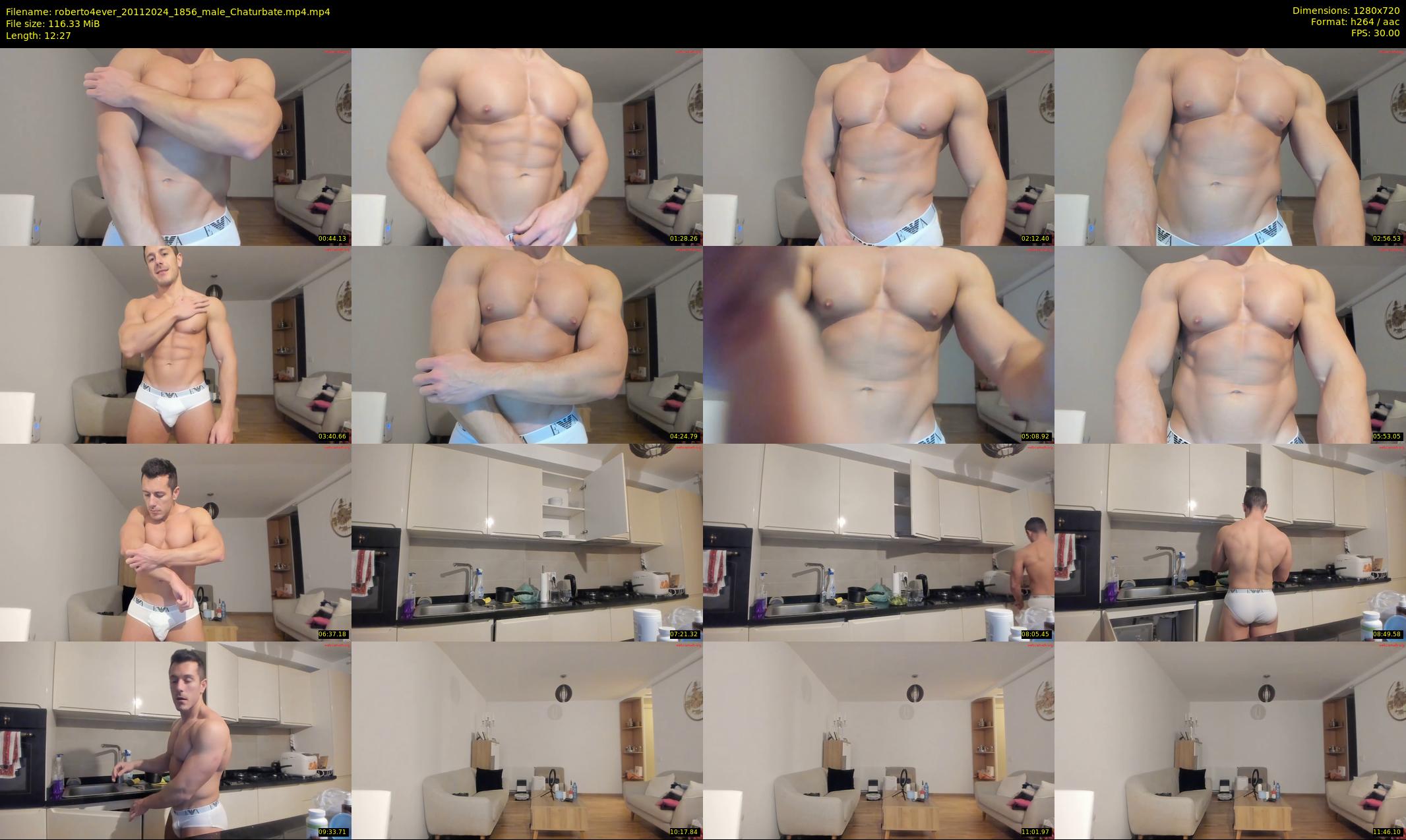 roberto4ever — 13 minute Chaturbate male cam show recording, 720p, Nov 20, 2024