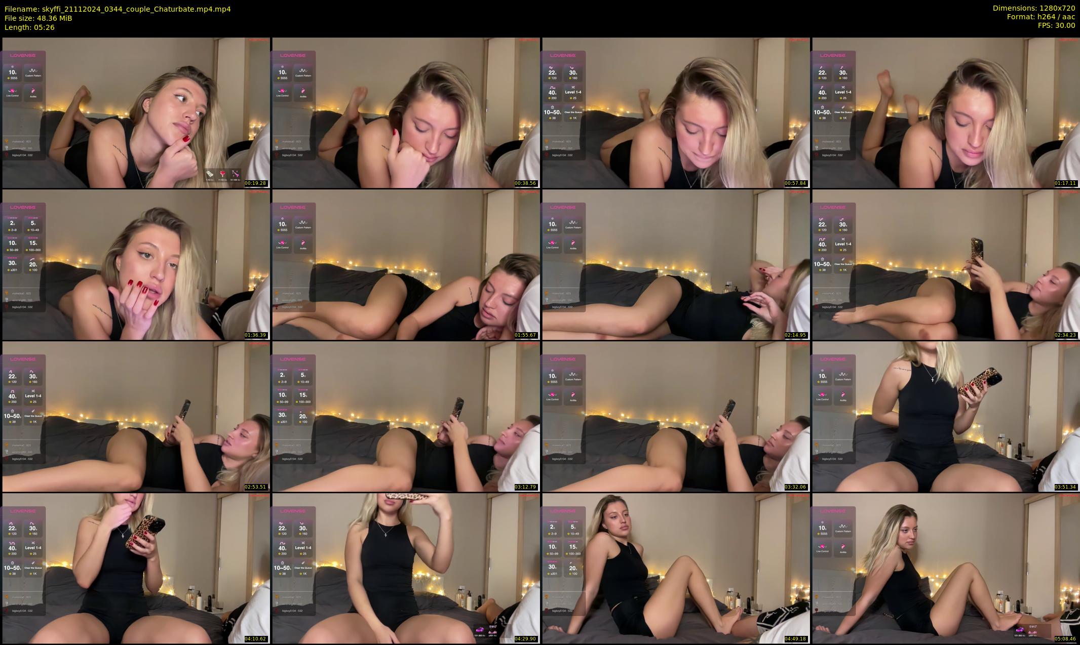 skyffi — 6 minute Chaturbate couple cam show recording, 720p, Nov 21, 2024