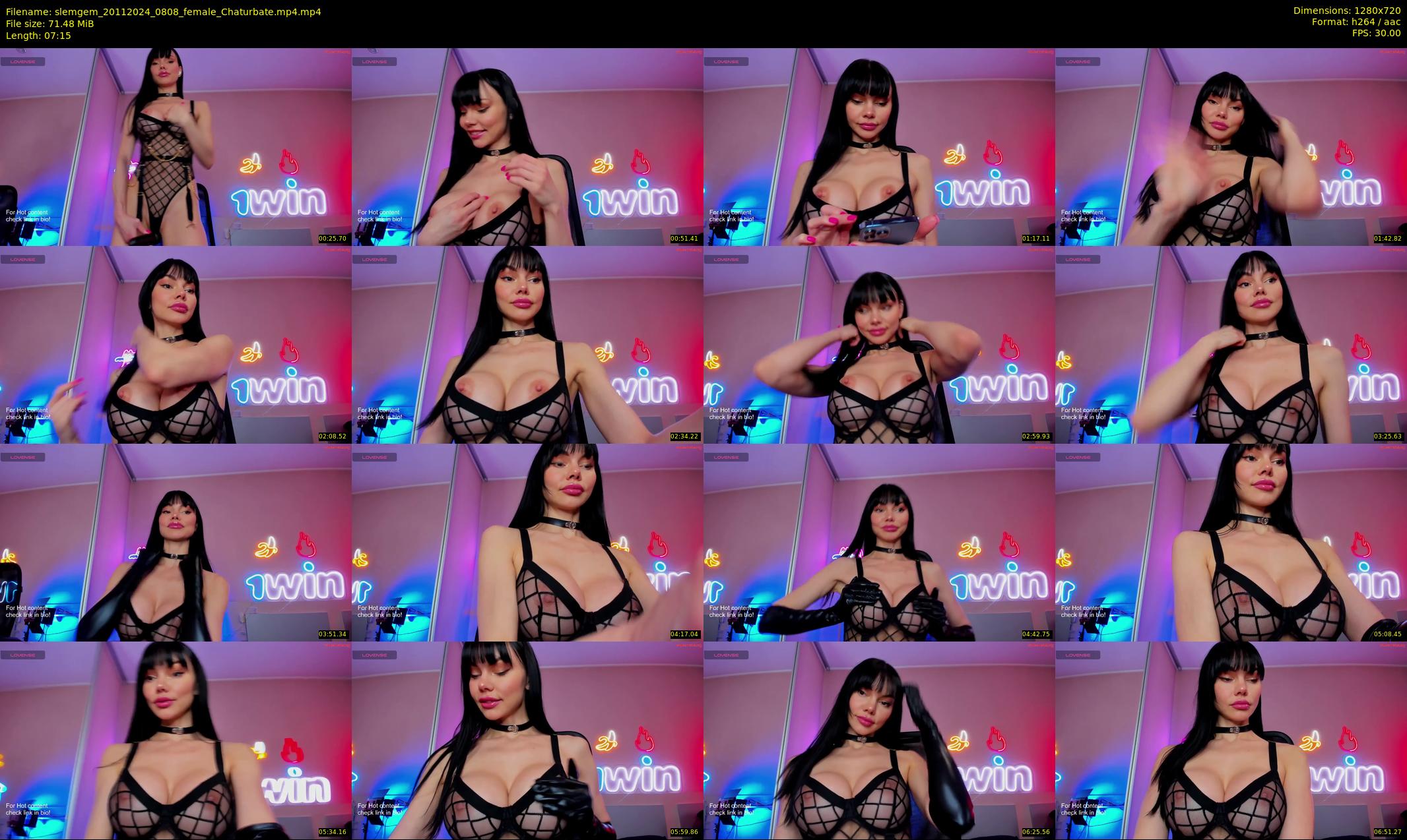 slemgem — 8 minute Chaturbate couple cam show recording, 720p, Nov 20, 2024