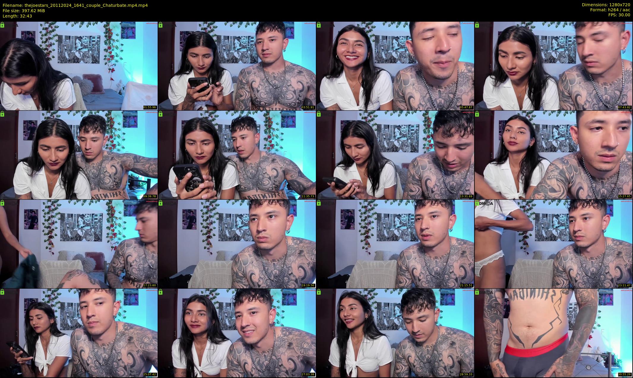 thejoestars — 33 minute Chaturbate couple cam show recording, 720p, Nov 20, 2024