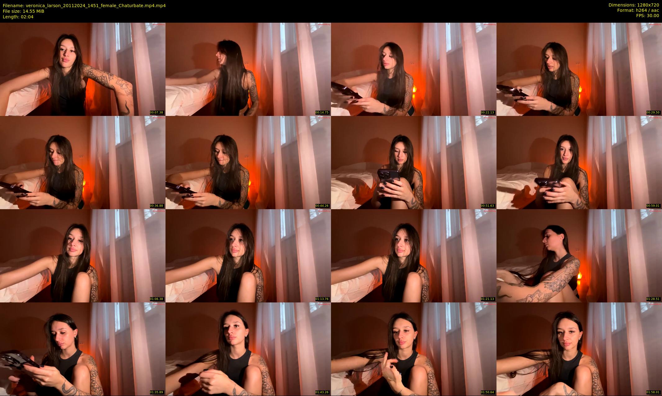 veronica_larson — 3 minute Chaturbate female cam show recording, 720p, Nov 20, 2024