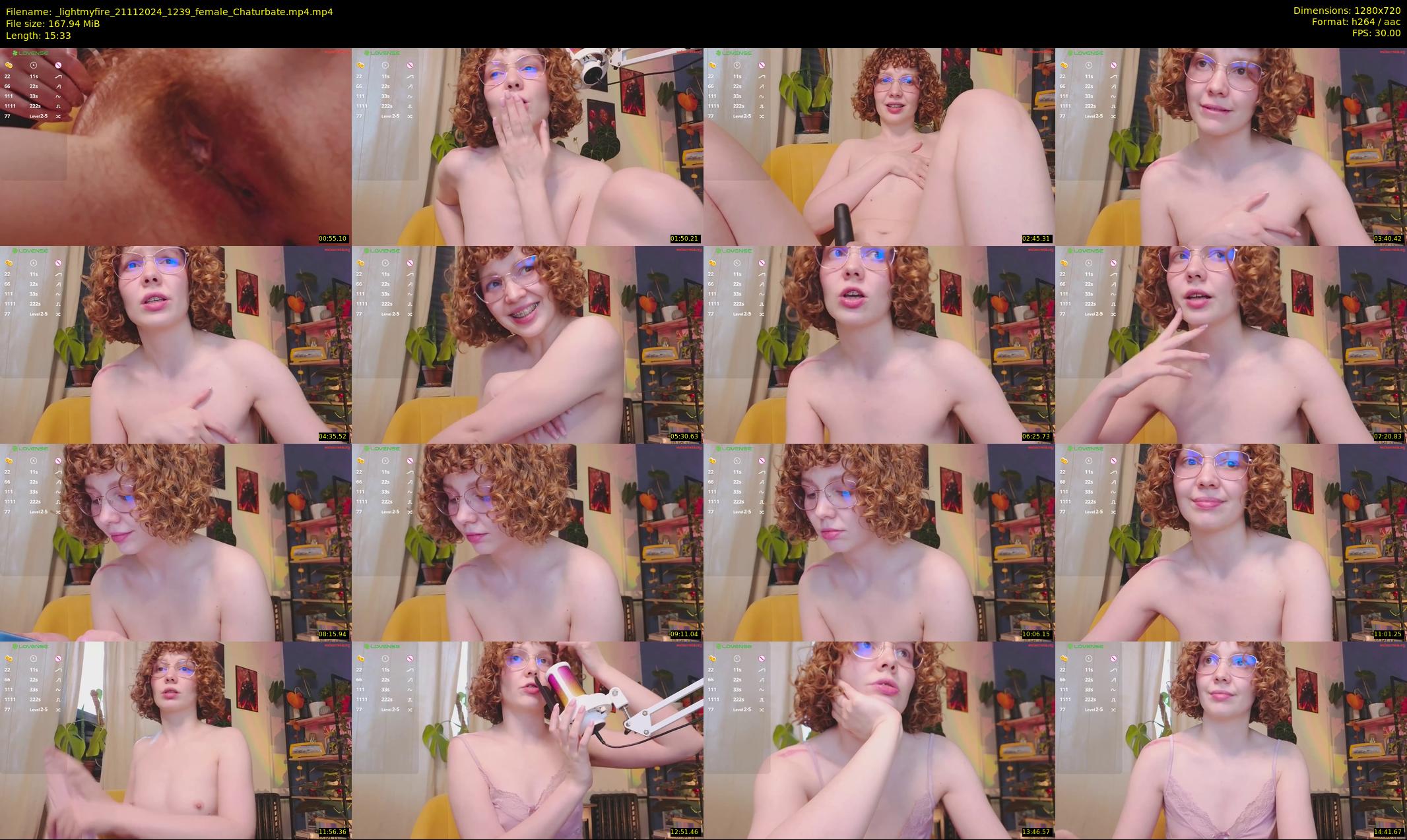 _lightmyfire — 16 minute Chaturbate female cam show recording, 720p, Nov 21, 2024