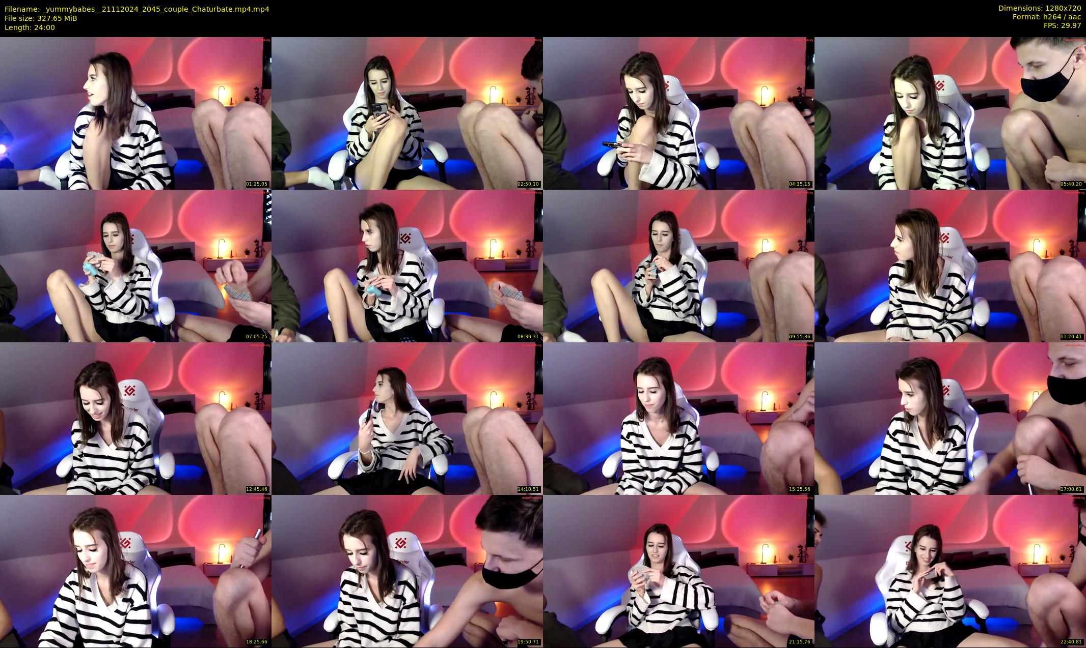 _yummybabes_ — 24 minute Chaturbate couple cam show recording, 720p, Nov 21, 2024