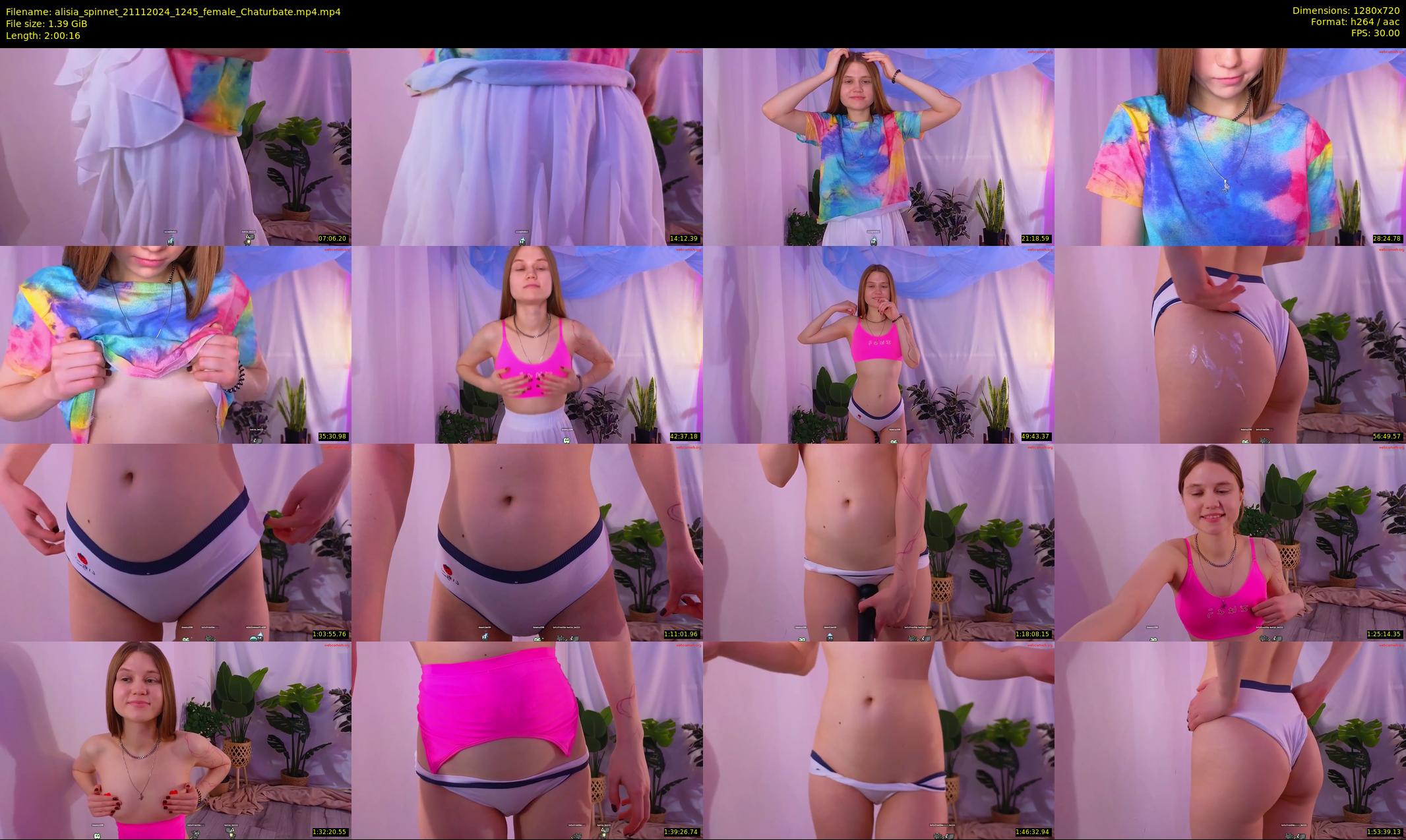 alisia_spinnet — 121 minute Chaturbate female cam show recording, 720p, Nov 21, 2024