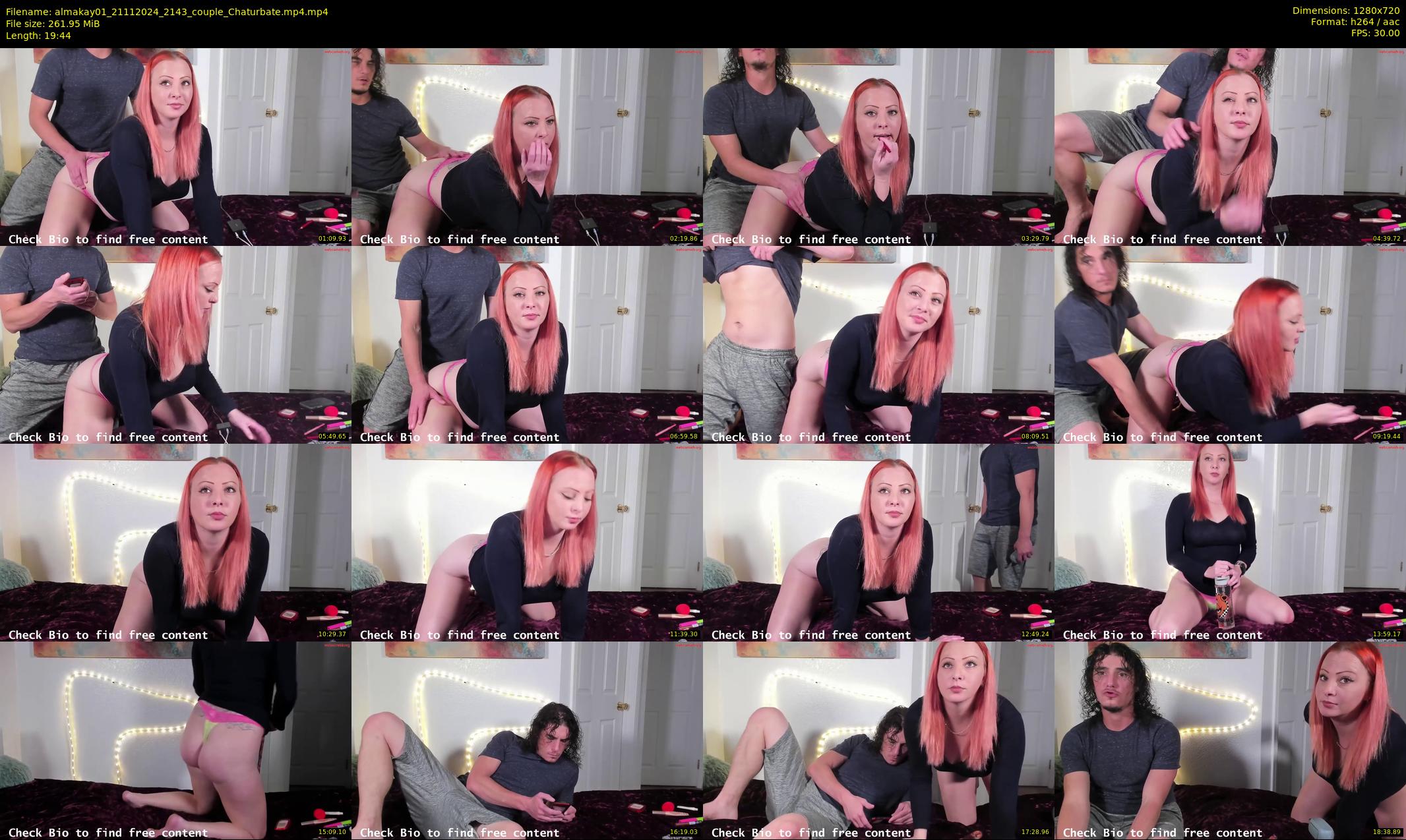 almakay01 — 20 minute Chaturbate couple cam show recording, 720p, Nov 21, 2024