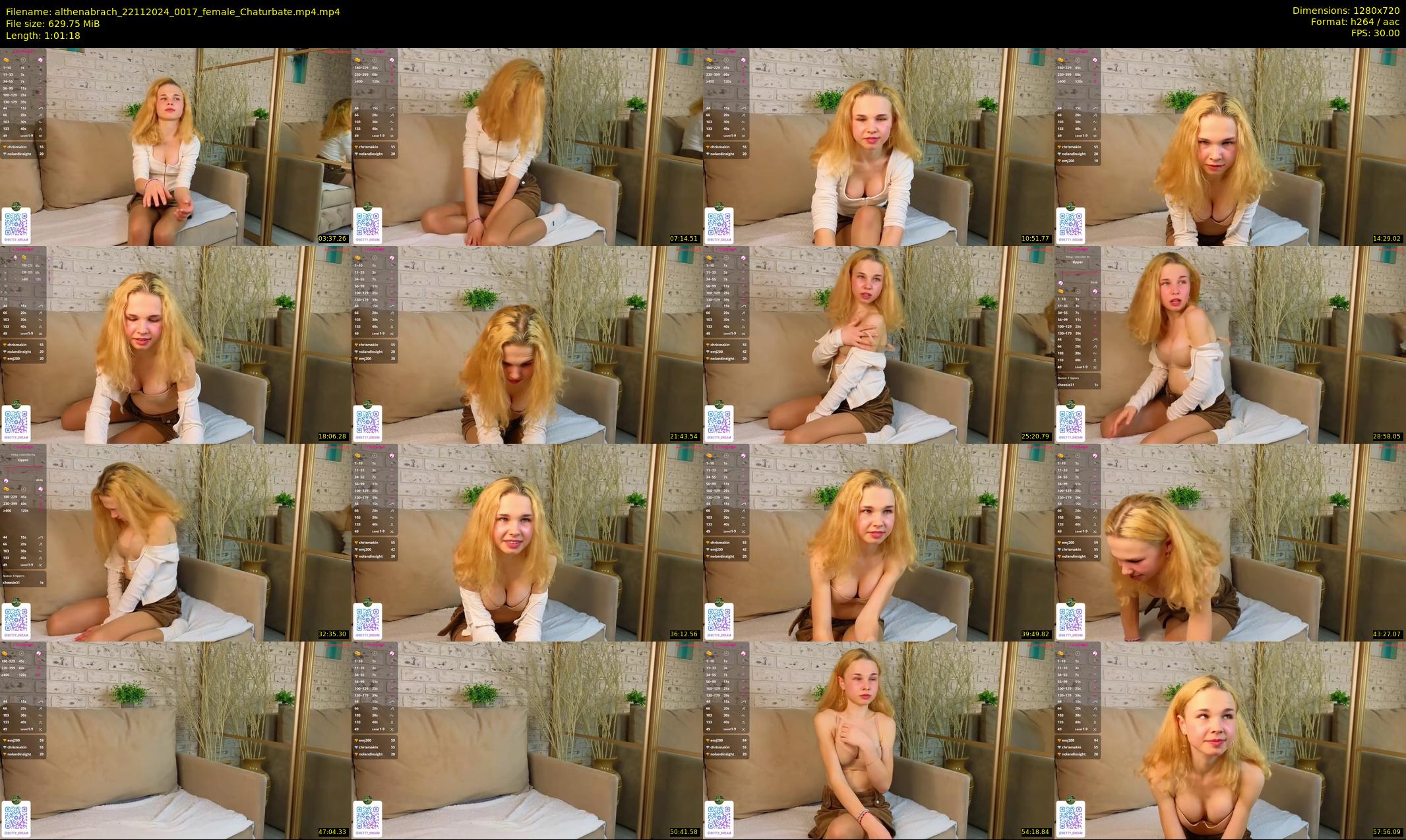 althenabrach — 62 minute Chaturbate female cam show recording, 720p, Nov 22, 2024