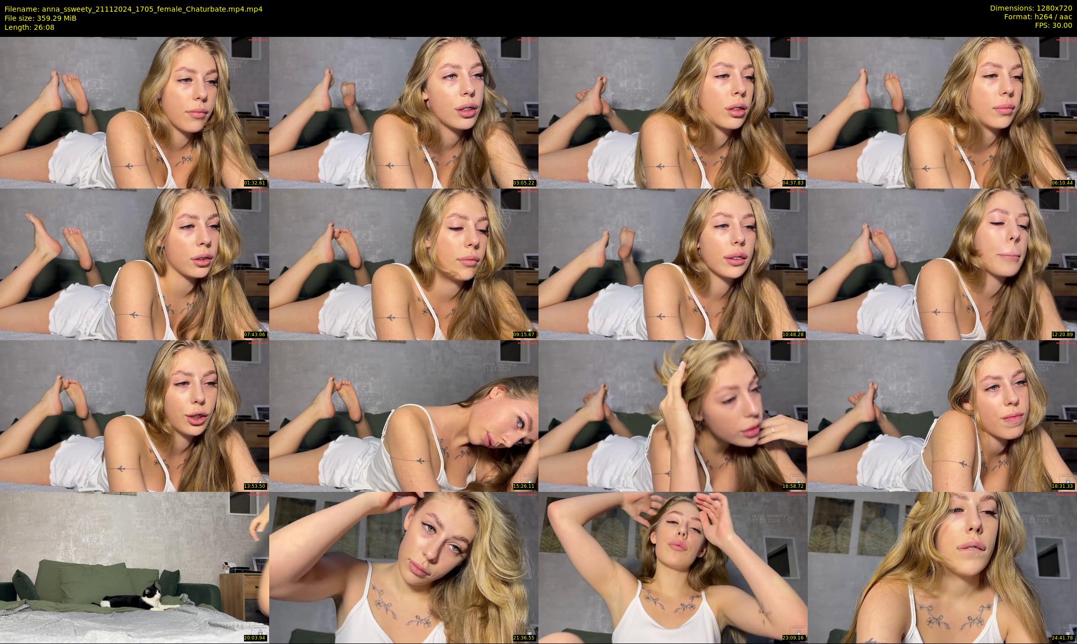 anna_ssweety — 27 minute Chaturbate female cam show recording, 720p, Nov 21, 2024