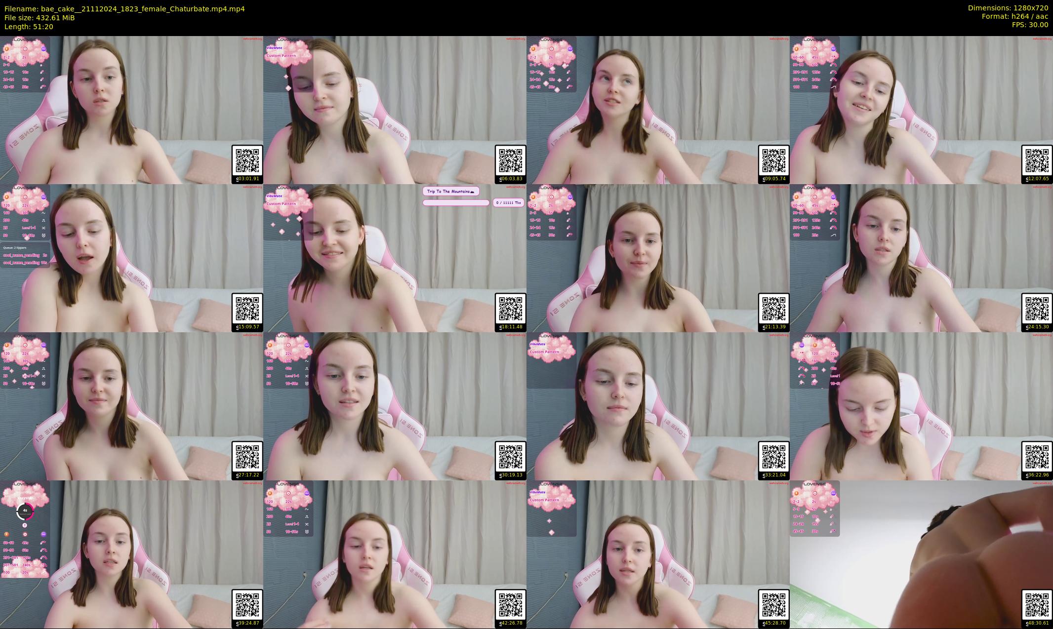 bae_cake_ — 52 minute Chaturbate female cam show recording, 720p, Nov 21, 2024