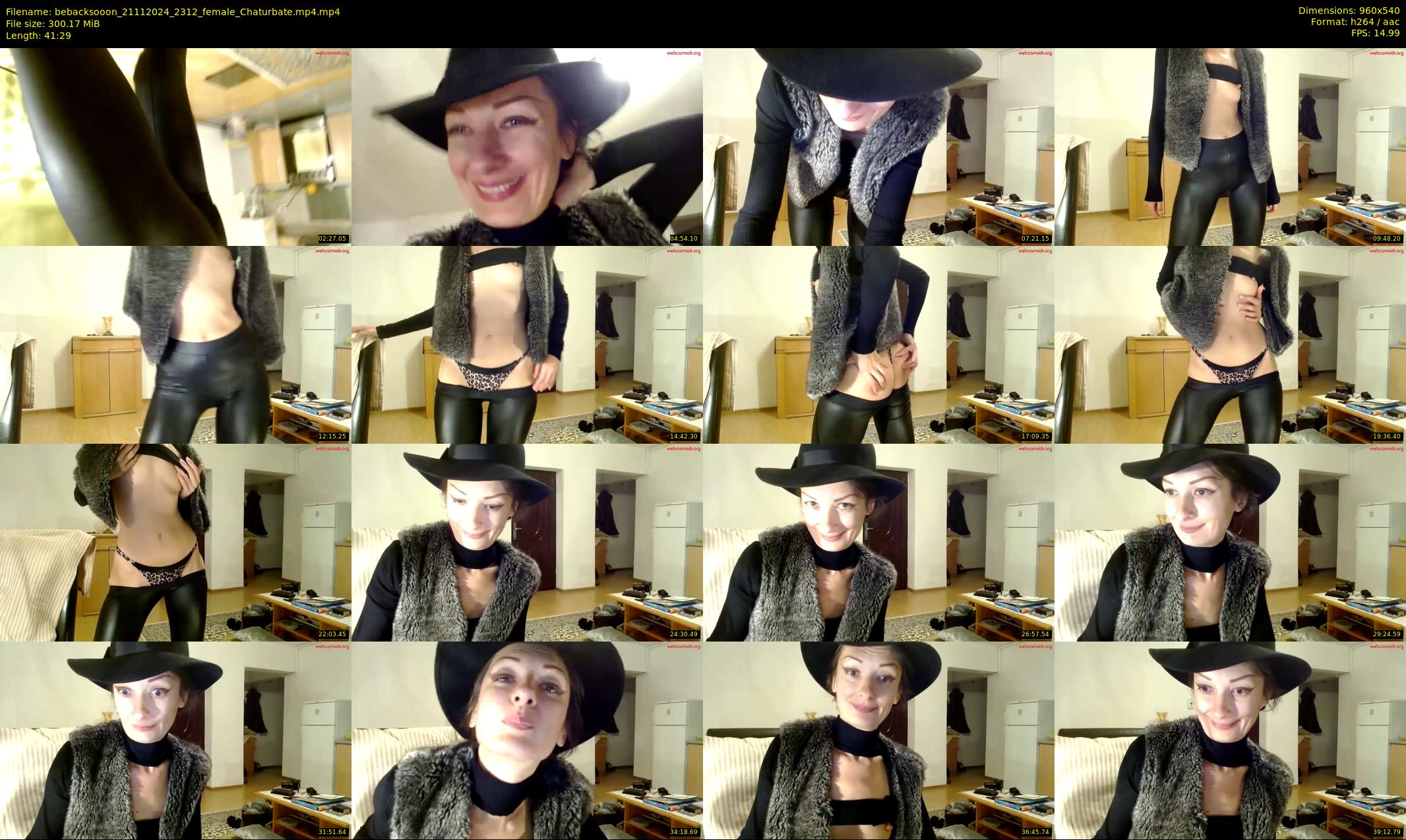 bebacksooon — 42 minute Chaturbate female cam show recording, 480p, Nov 21, 2024