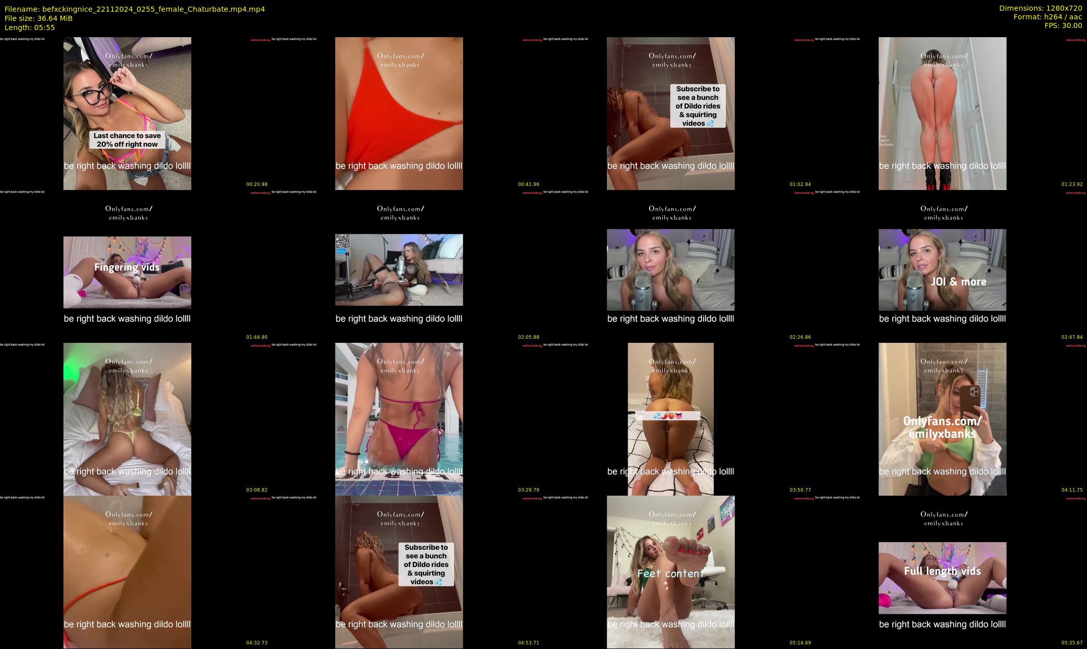 befxckingnice — 6 minute Chaturbate female cam show recording, 720p, Nov 22, 2024