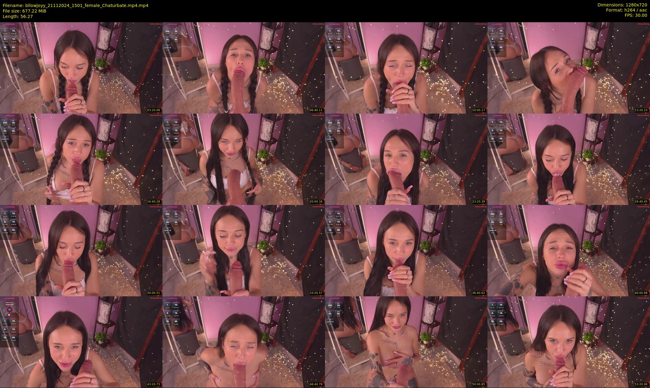 bllowjoyy — 57 minute Chaturbate female cam show recording, 720p, Nov 21, 2024