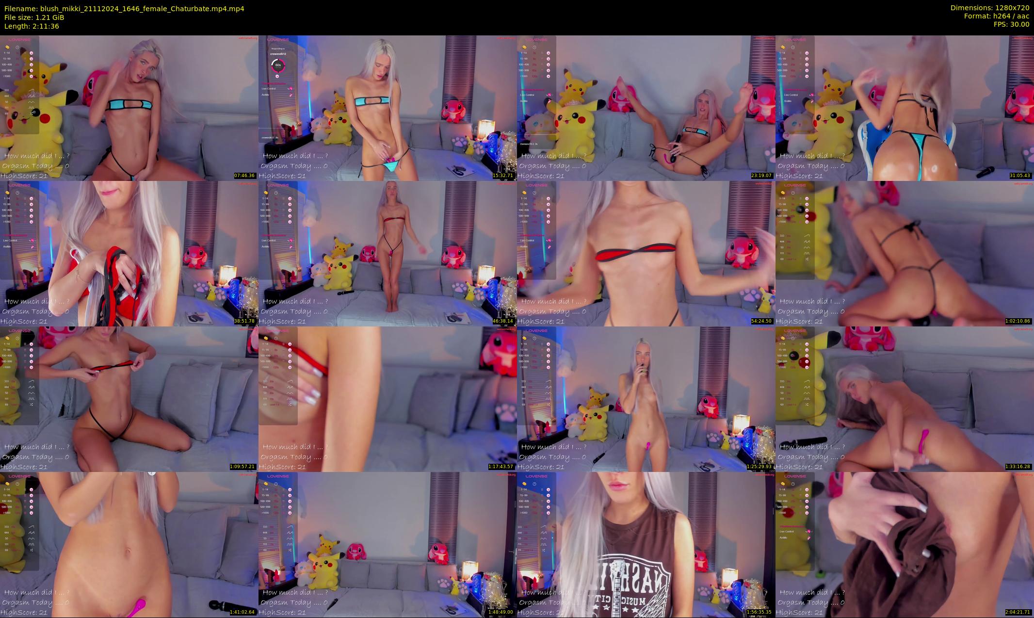 blush_mikki — 132 minute Chaturbate female cam show recording, 720p, Nov 21, 2024
