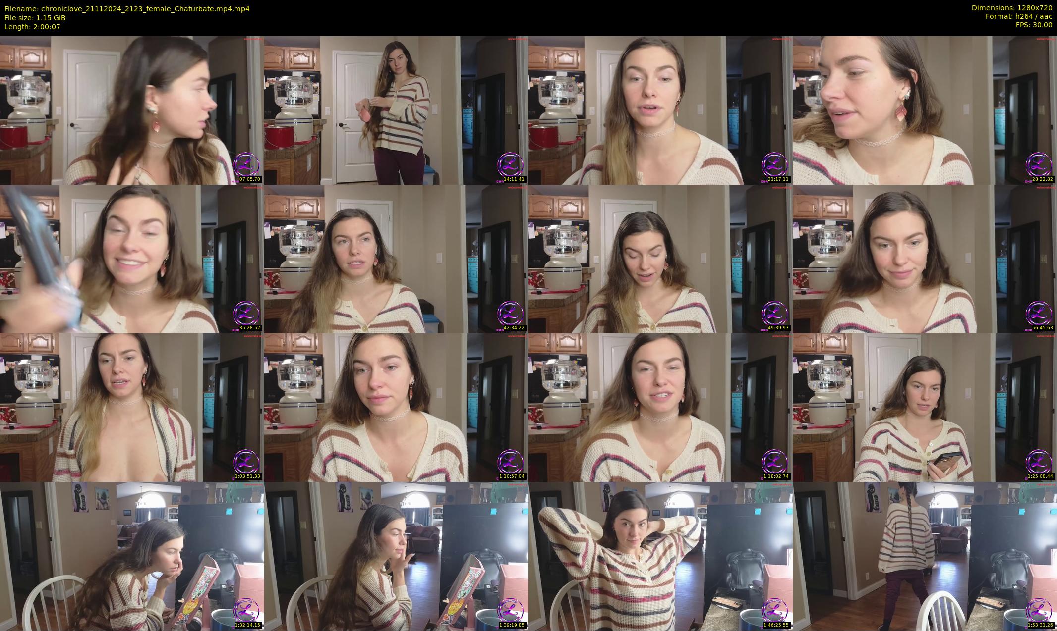 chroniclove — 121 minute Chaturbate female cam show recording, 720p, Nov 21, 2024