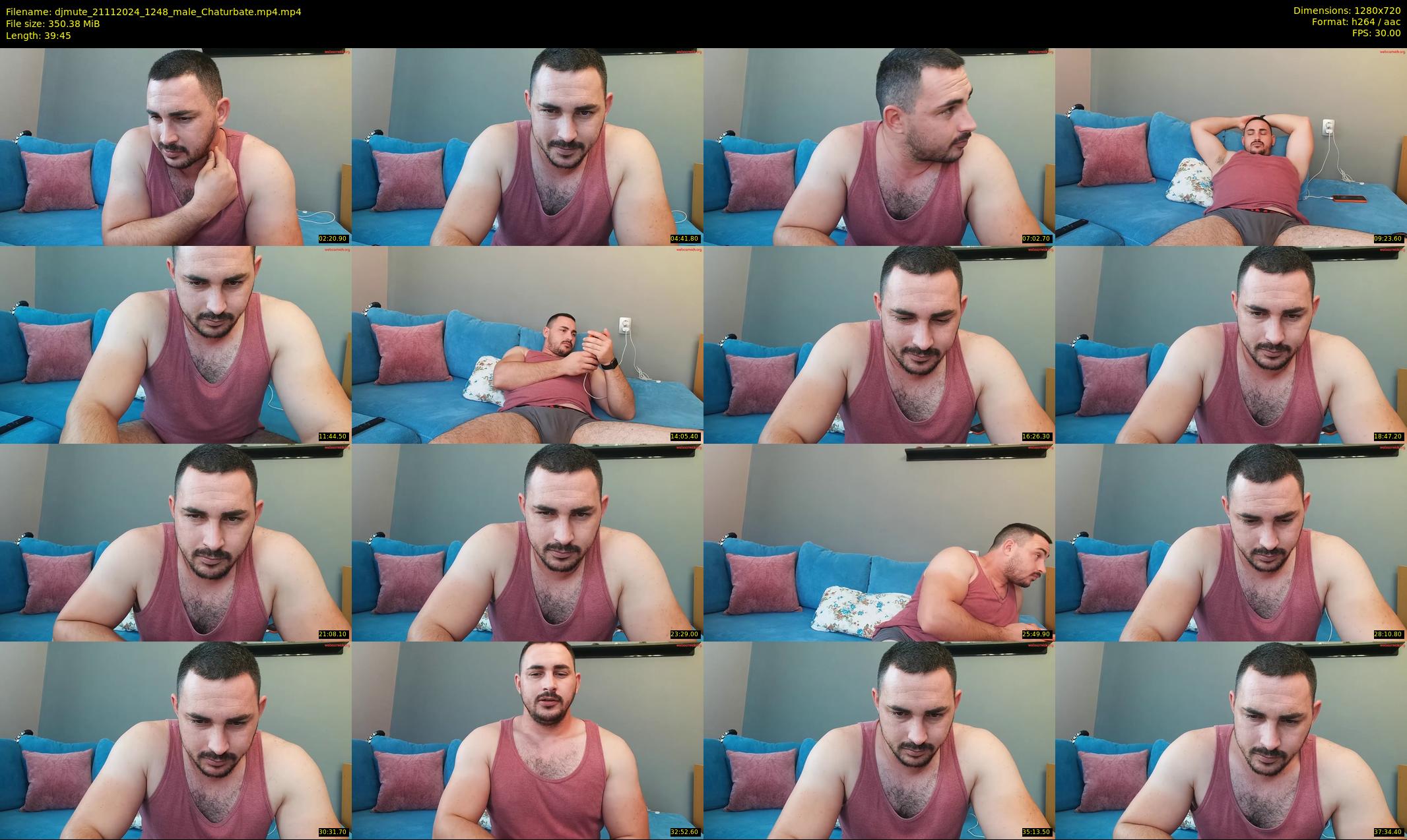 djmute — 40 minute Chaturbate male cam show recording, 720p, Nov 21, 2024