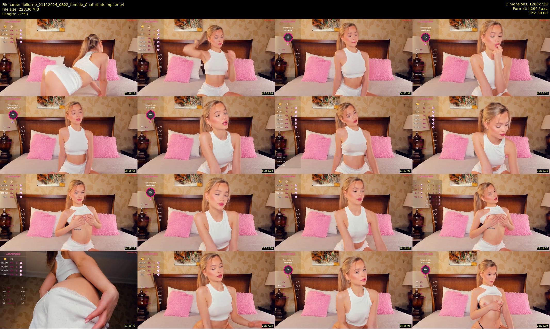 dollorrie — 28 minute Chaturbate couple cam show recording, 720p, Nov 21, 2024