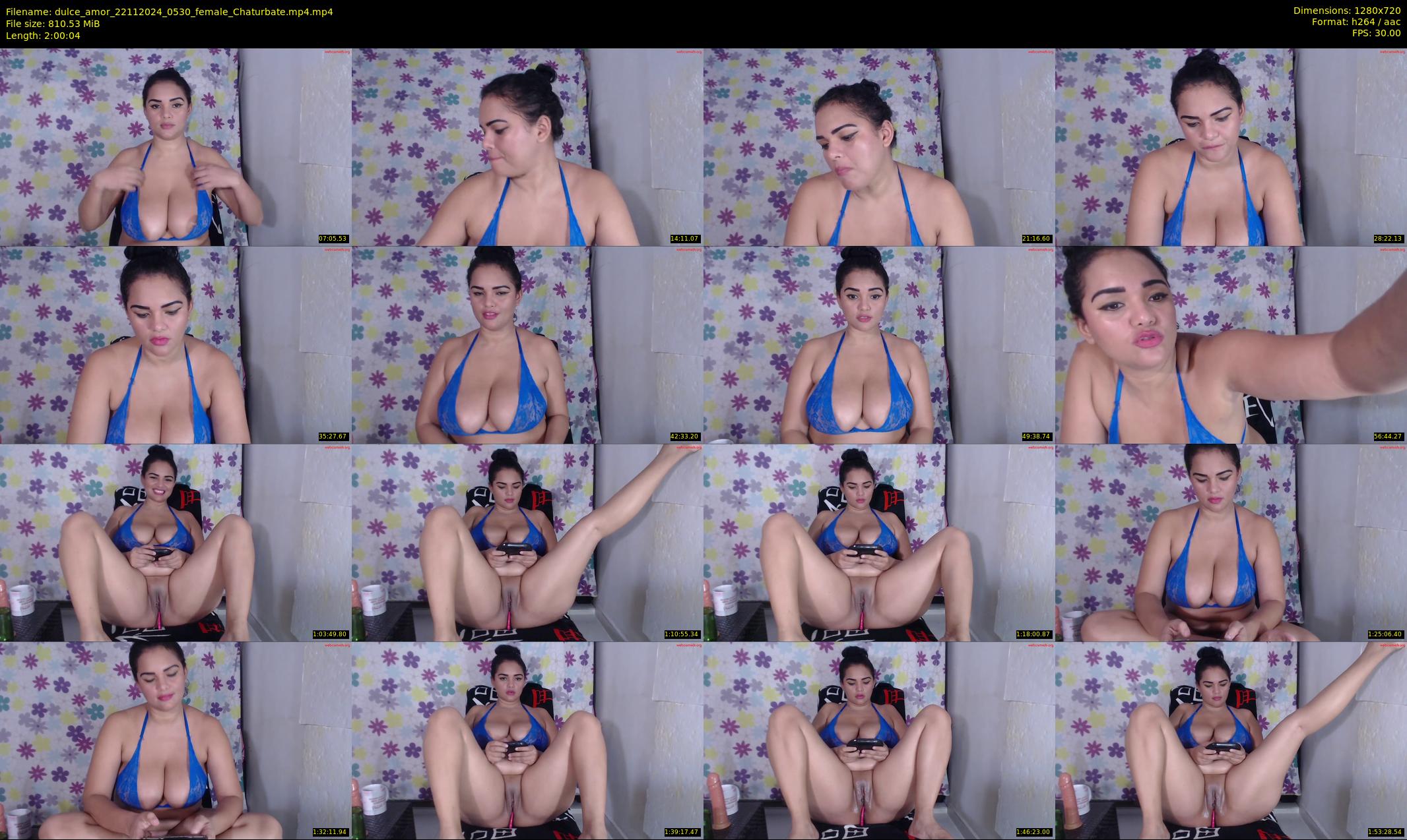 dulce_amor — 121 minute Chaturbate female cam show recording, 720p, Nov 22, 2024