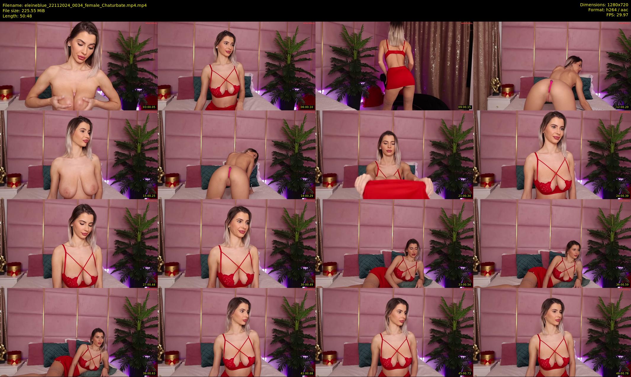 eleineblue — 51 minute Chaturbate female cam show recording, 720p, Nov 22, 2024