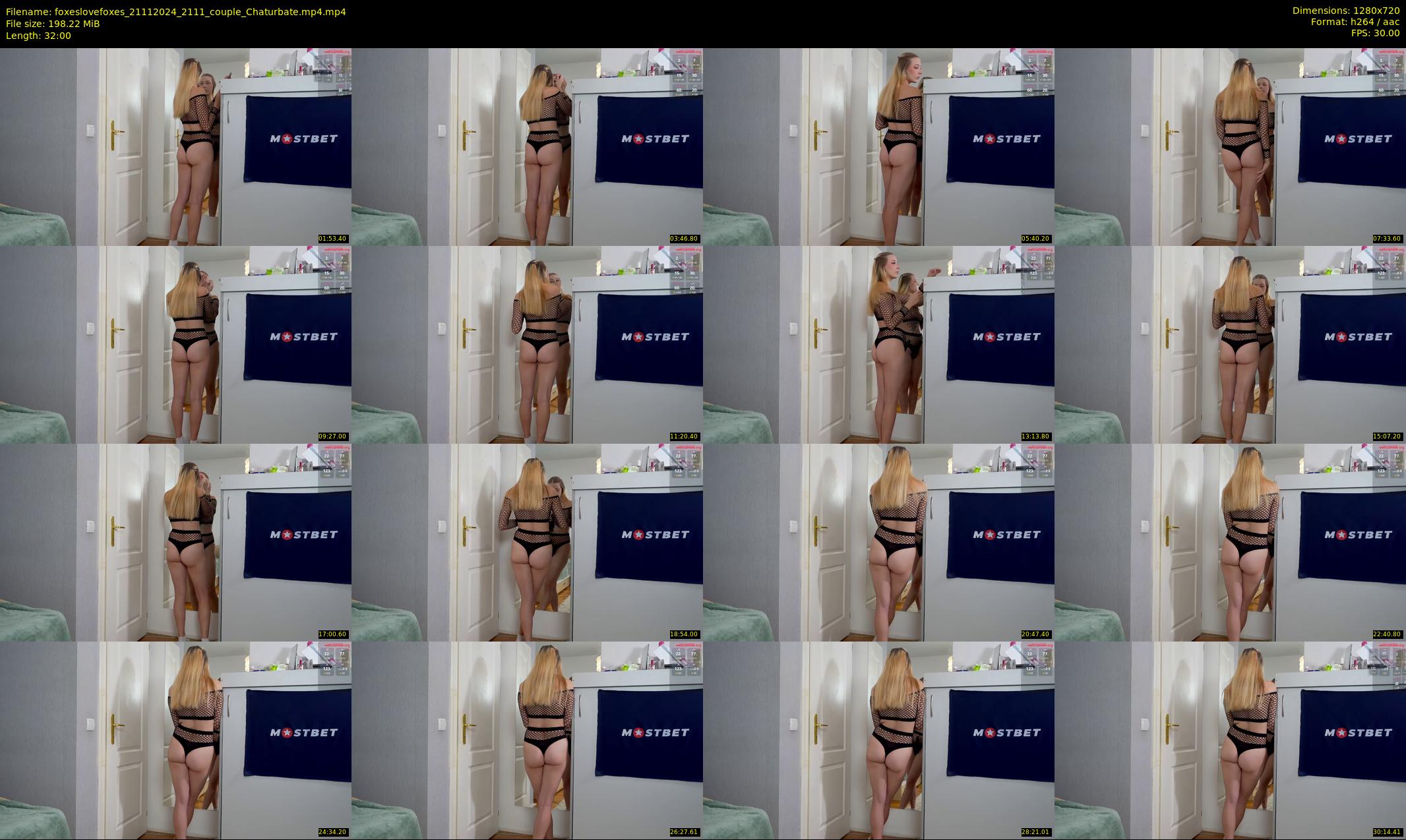 foxeslovefoxes — 32 minute Chaturbate couple cam show recording, 720p, Nov 21, 2024