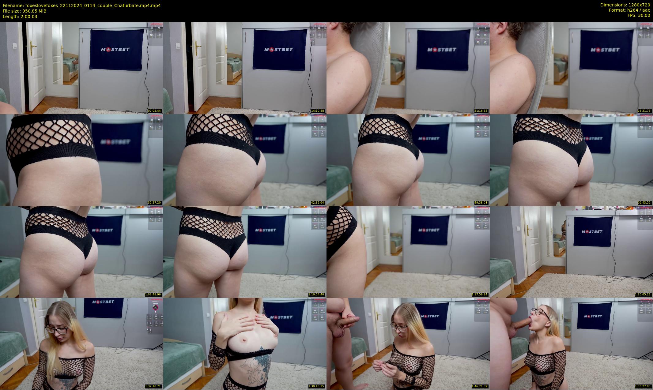 foxeslovefoxes — 121 minute Chaturbate couple cam show recording, 720p, Nov 22, 2024
