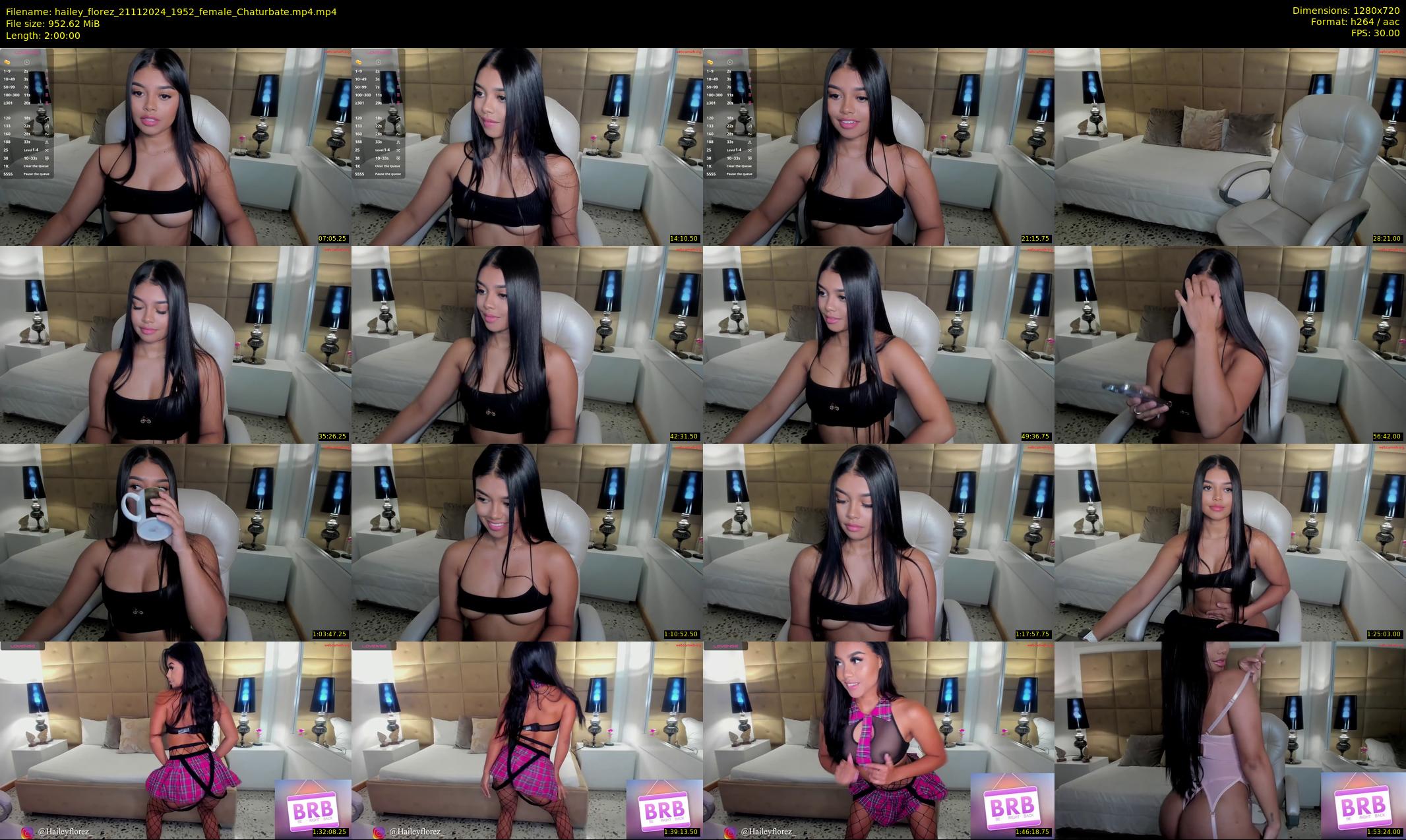 hailey_florez — 120 minute Chaturbate female cam show recording, 720p, Nov 21, 2024