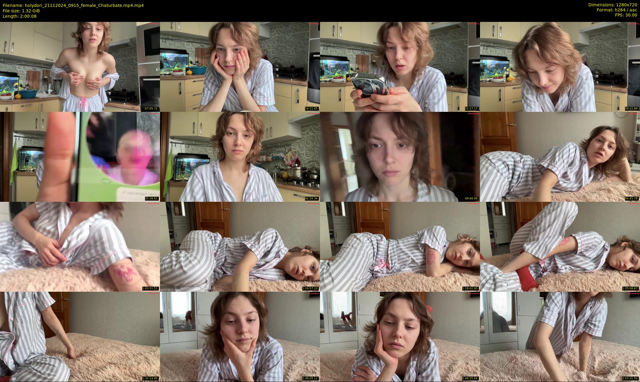 holydori — 121 minute Chaturbate female cam show recording, 720p, Nov 21, 2024