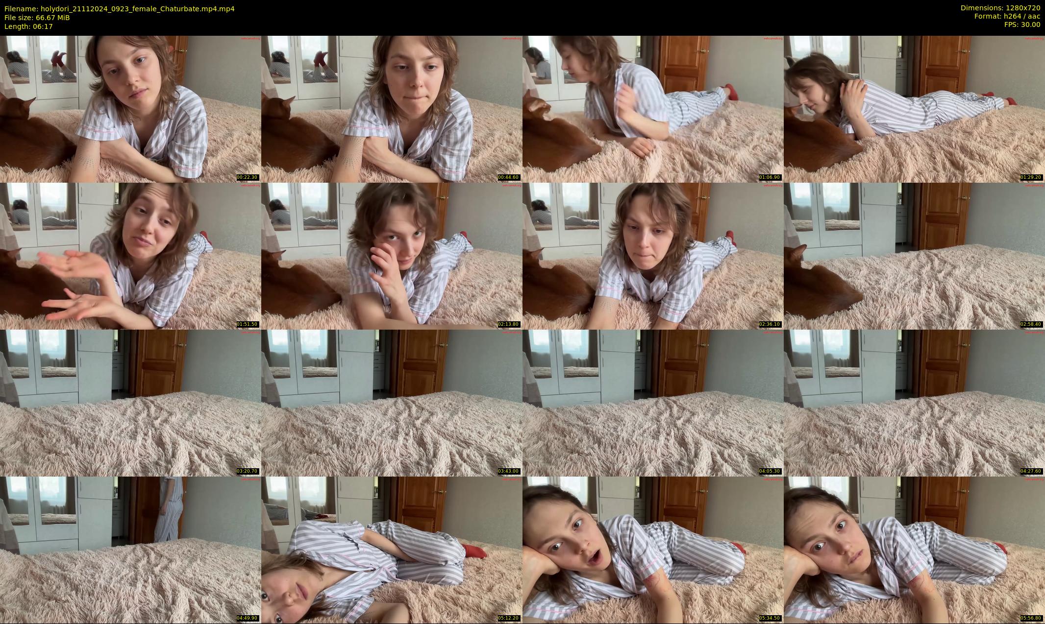 holydori — 7 minute Chaturbate female cam show recording, 720p, Nov 21, 2024