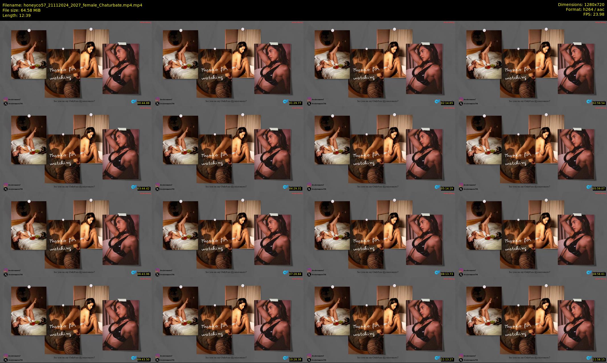 honeyco57 — 13 minute Chaturbate female cam show recording, 720p, Nov 21, 2024